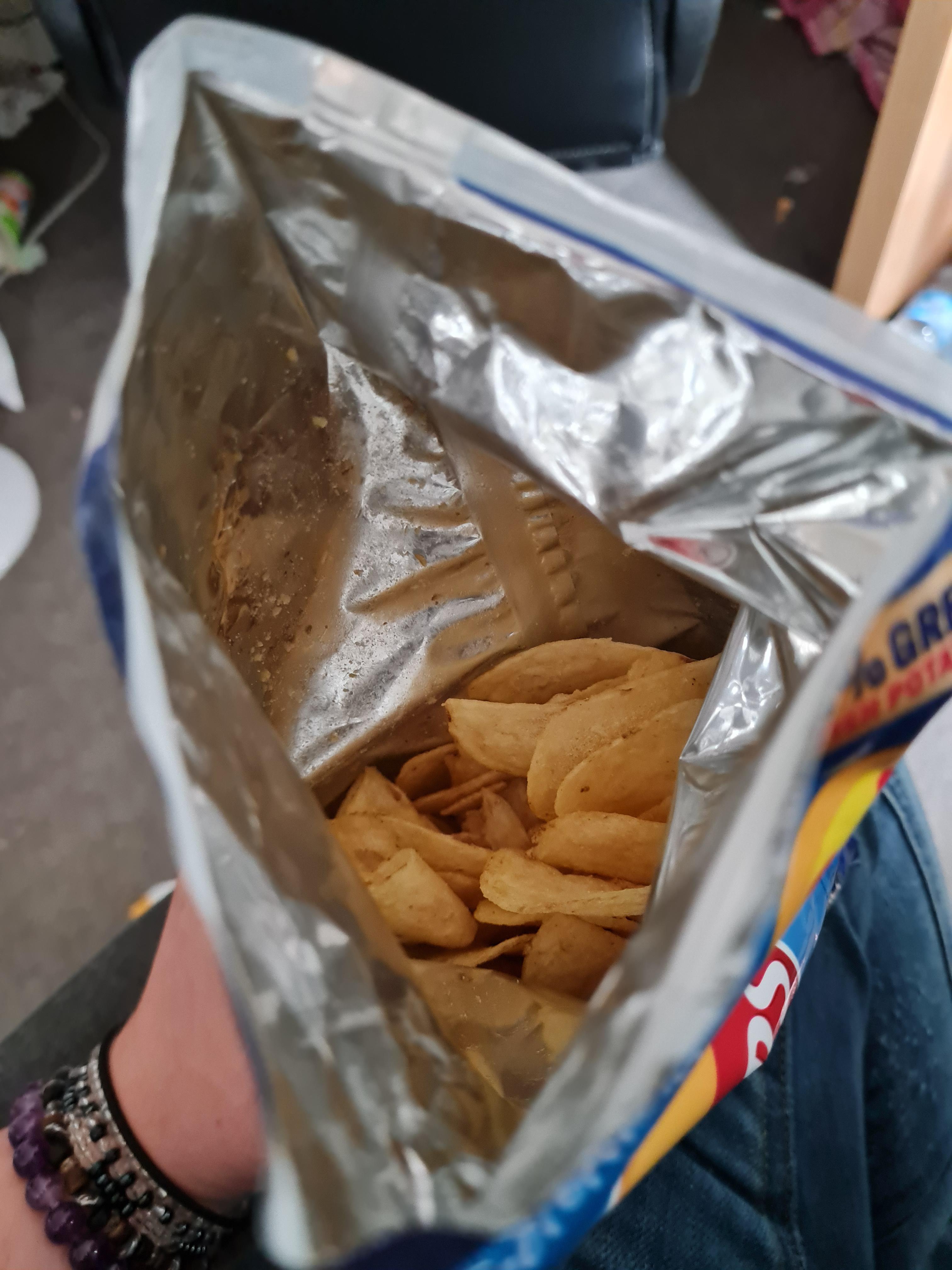 Buying the larger bag of crisps hoping for more only for it to contain