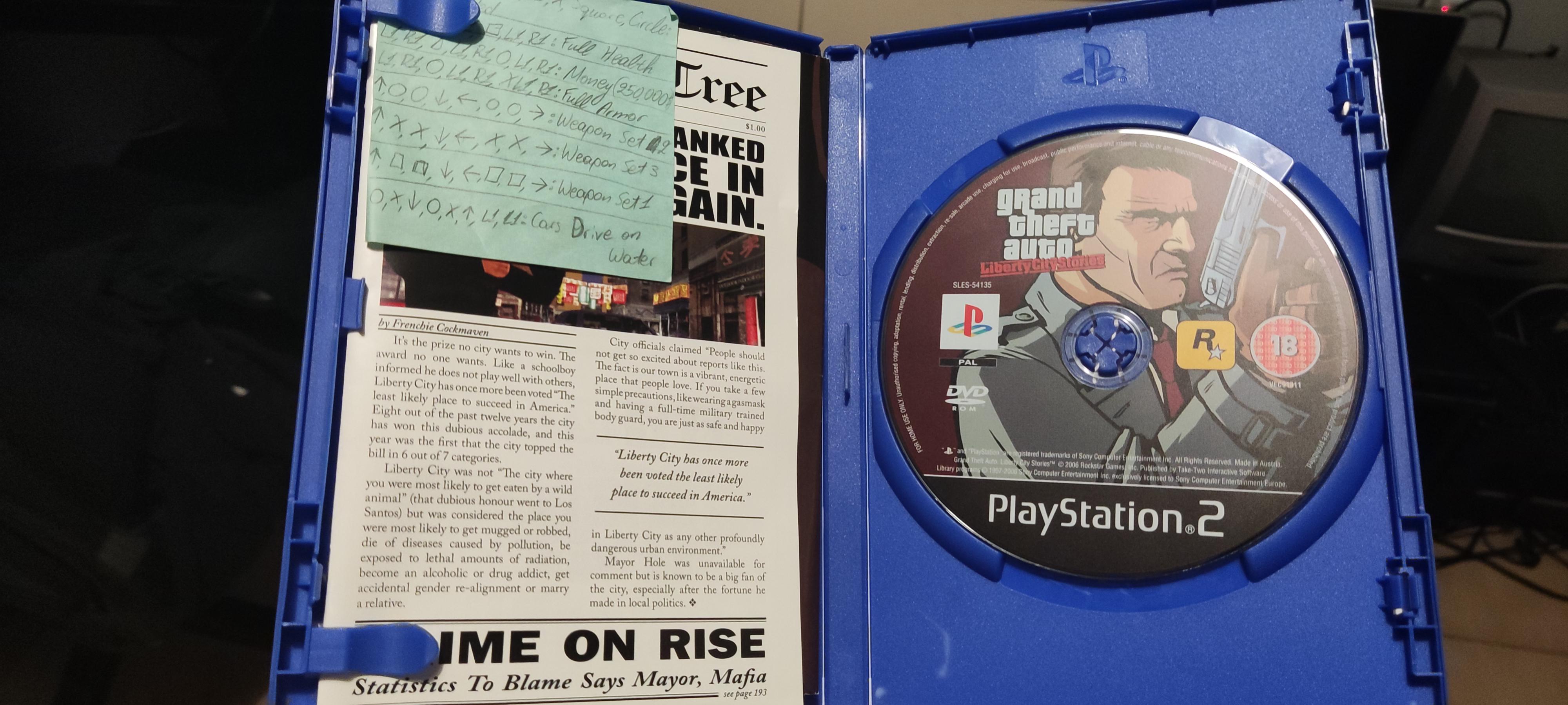 Cheat Codes Grand Theft Auto Liberty City Stories