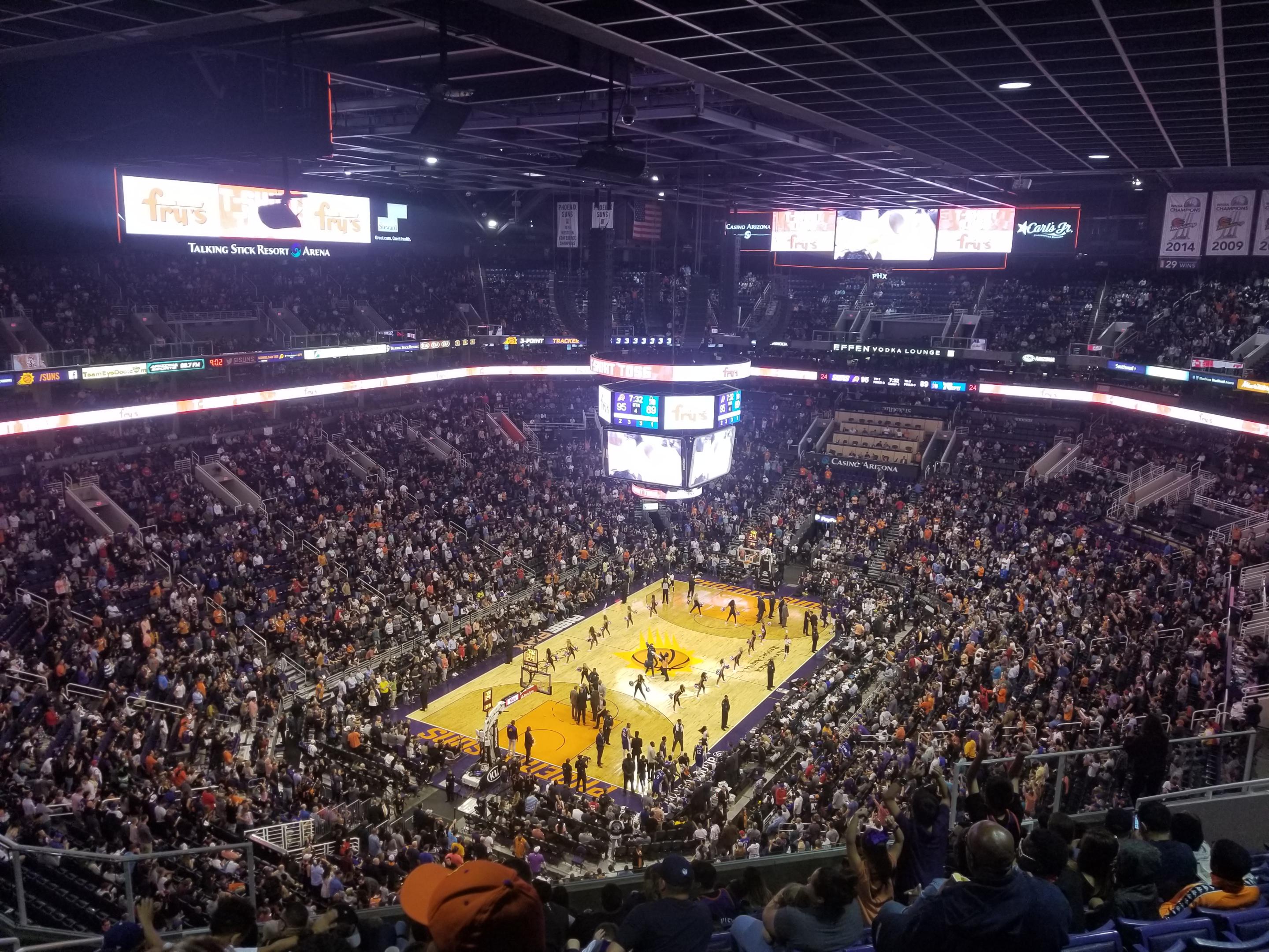 Can't remember the last time I saw the arena this packed on a Monday