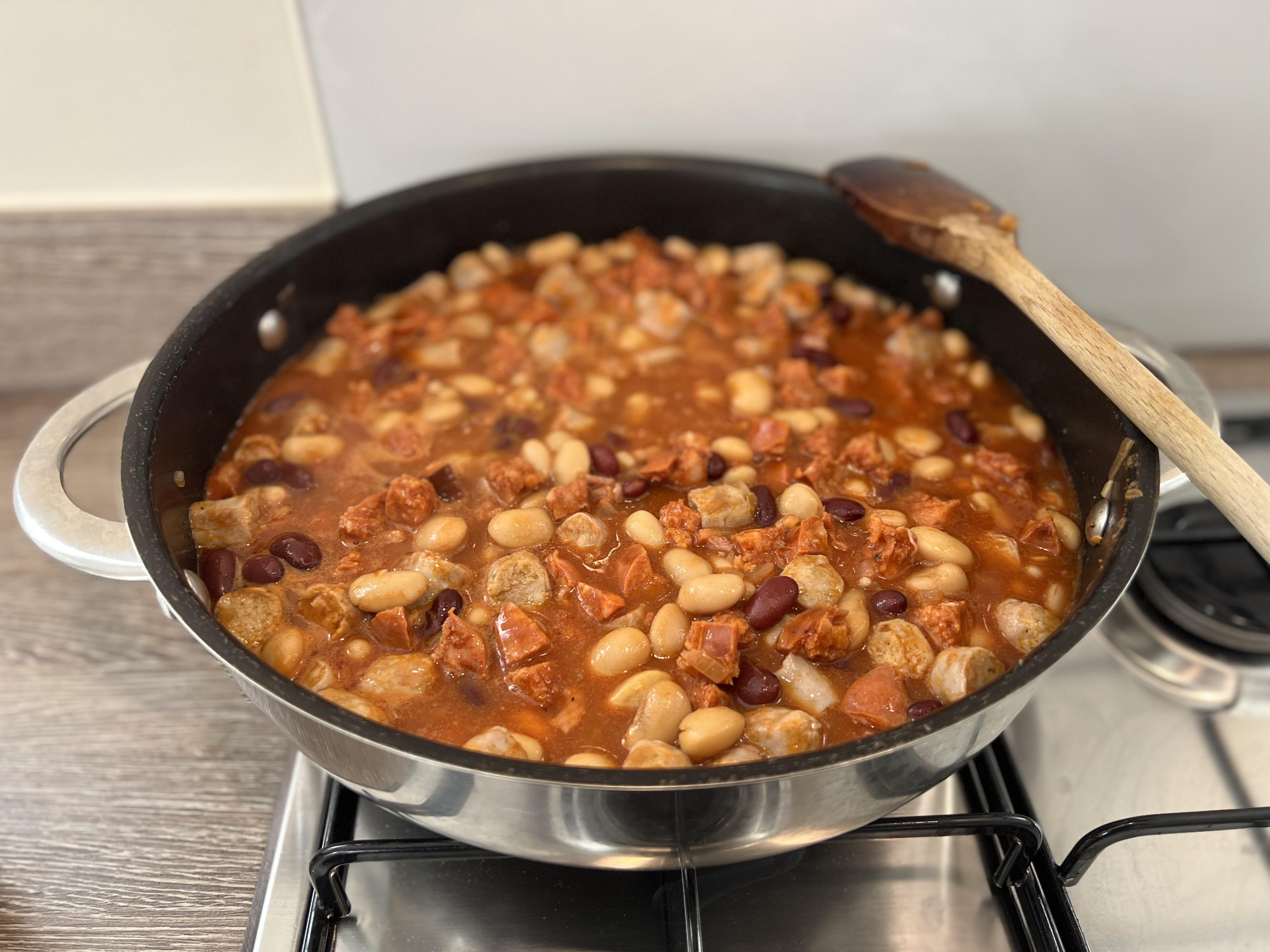 Just going to put it out there. Chorizo sausage casserole is amazing