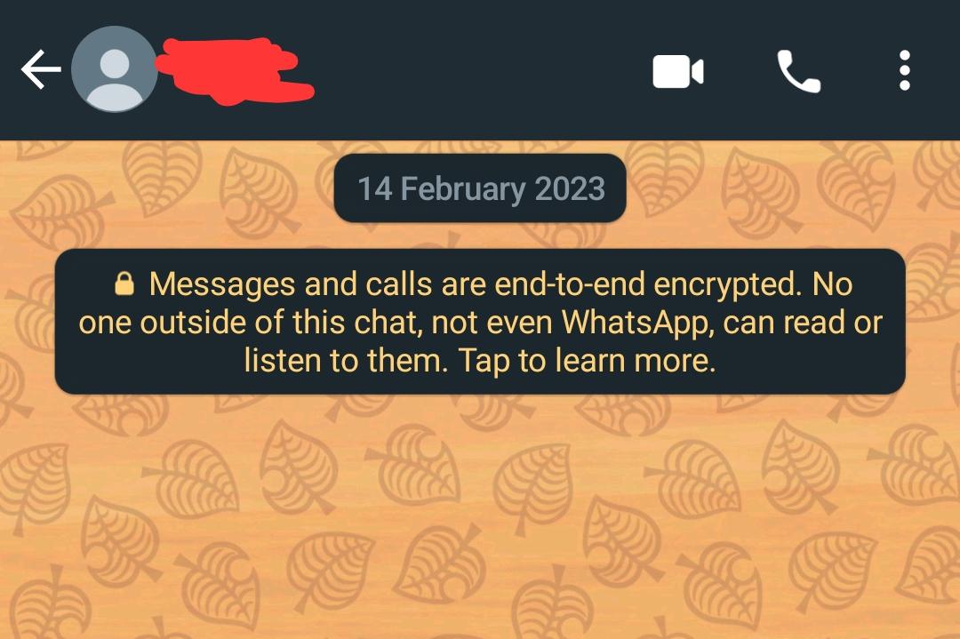 Why some contacts I have never chatted with have this message and some