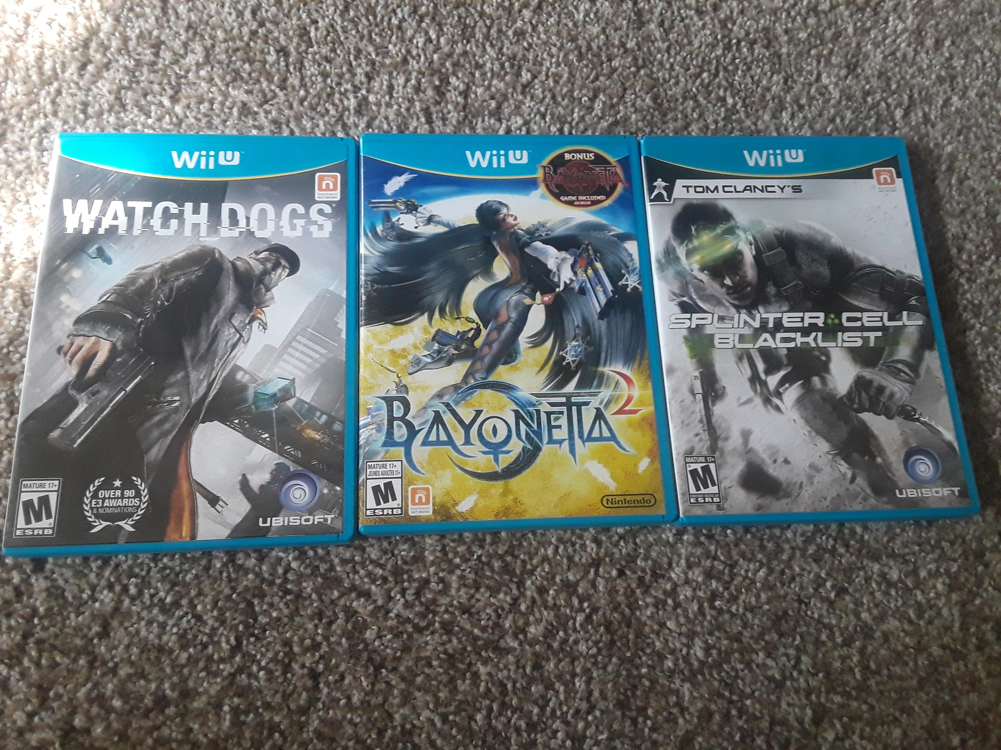 Only had 1 mature game during the Wii U's hayday and I never played it