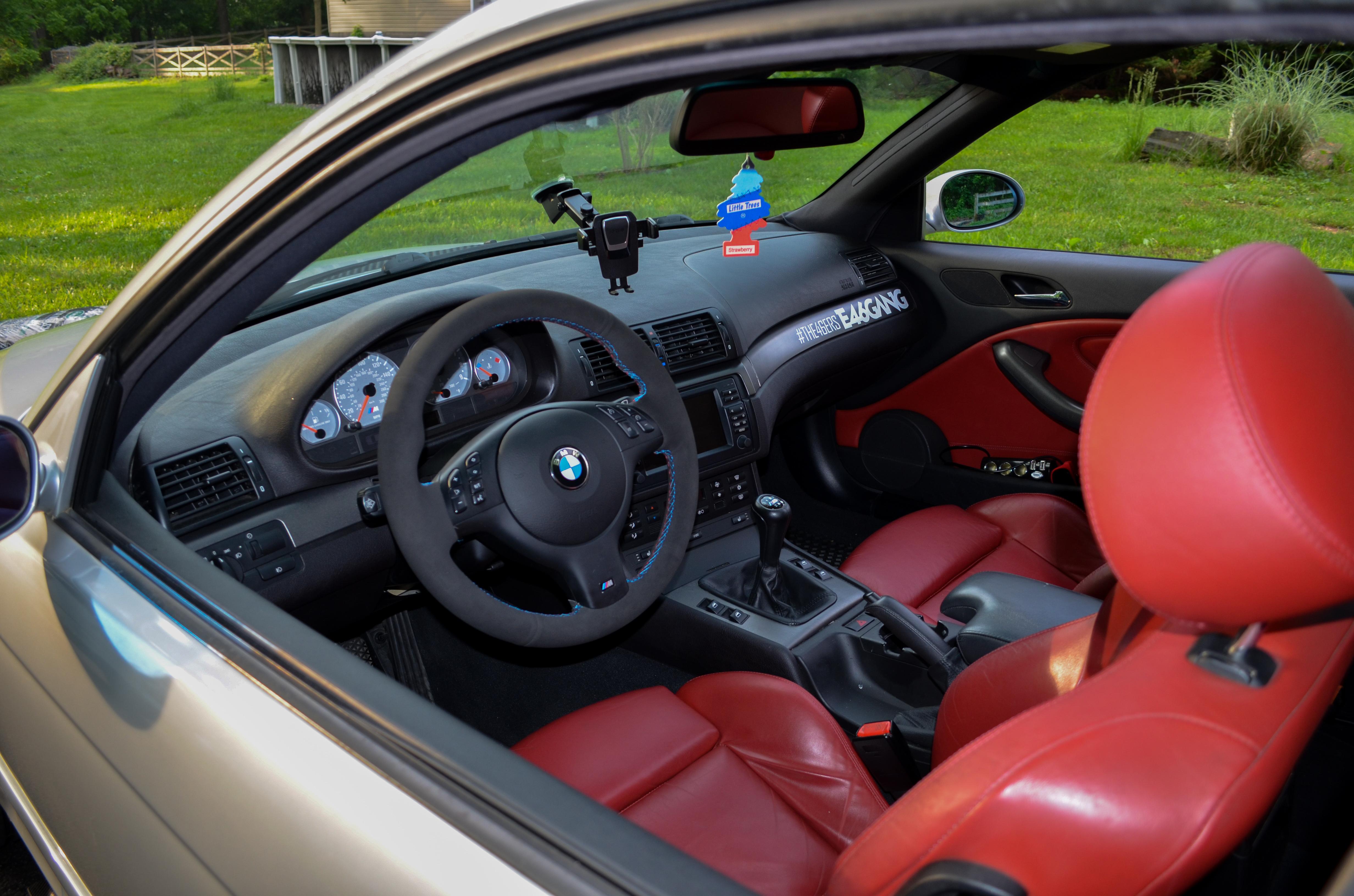 Rewrapped my steering wheel and made an air freshener. r/BMW