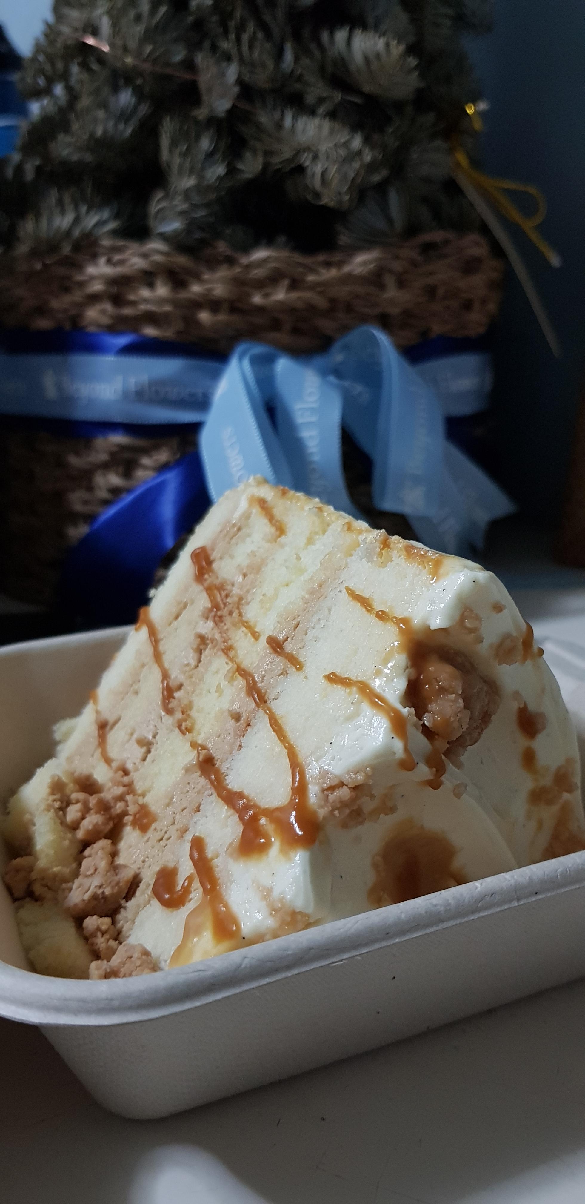 Night PMS craving Sea Salt Caramel Vanilla Cake. My fave Mary Grace