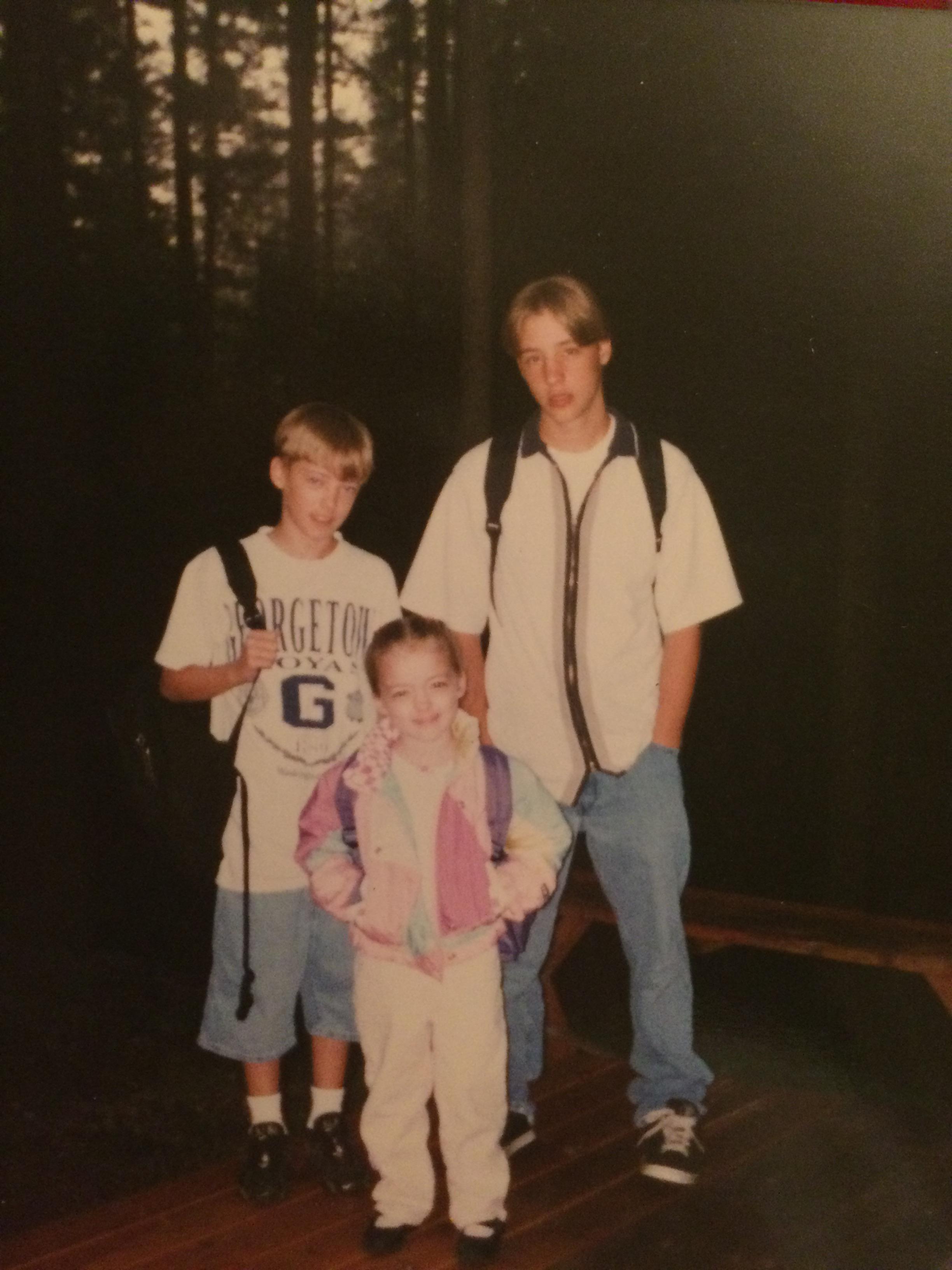 From the puffy jacket to the Jorts, to the Dawson’s Creek haircut, me