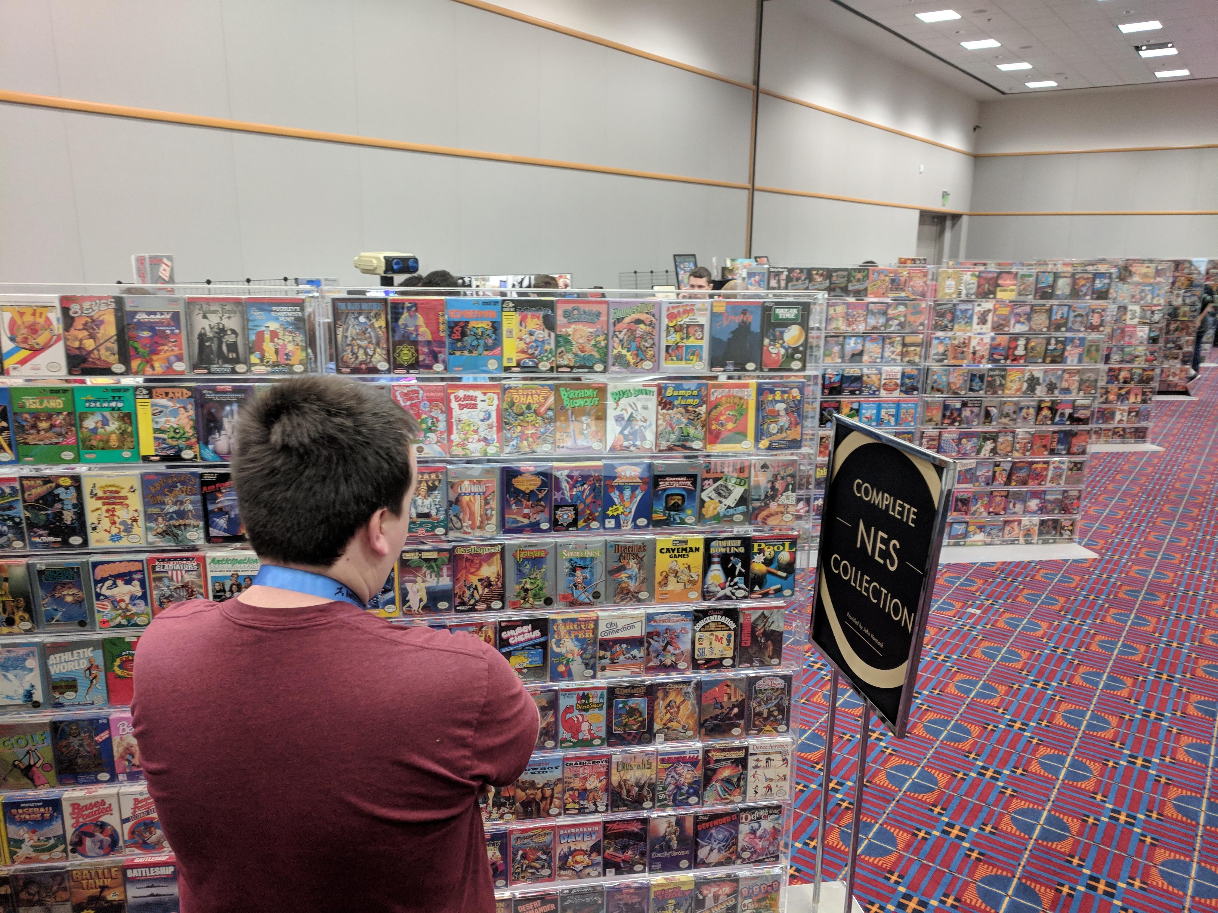 Every boxed NES game on display r/retrogaming