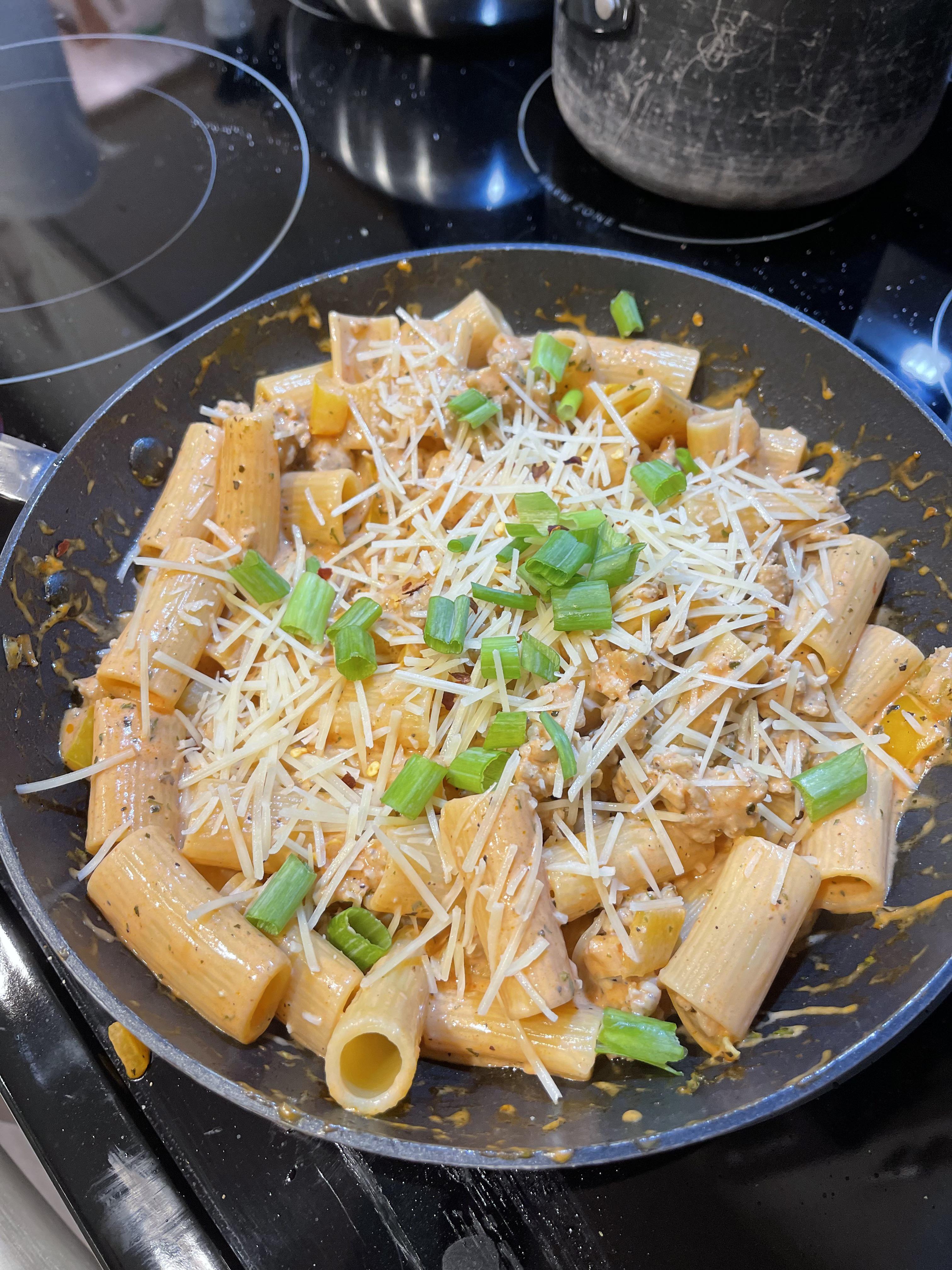 Chicken Sausage Rigatoni 9/10! r/hellofresh