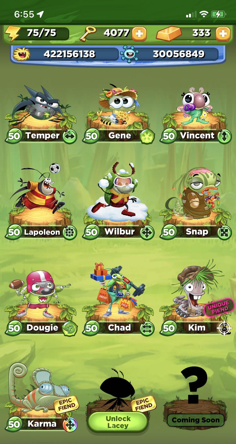 Here are my Green Fiends BestFiends