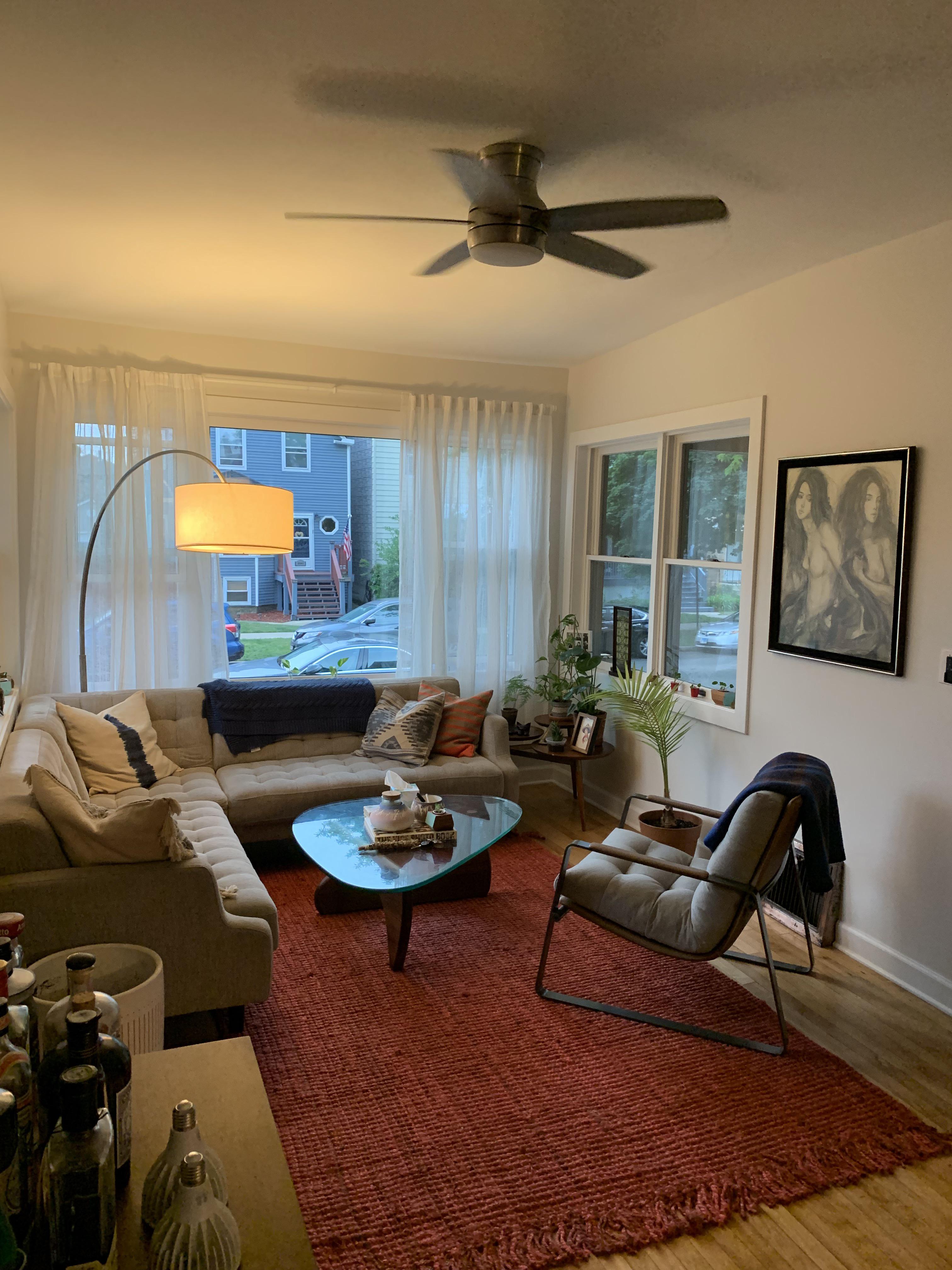 My completely thrifted/second hand living room r/ThriftStoreHauls