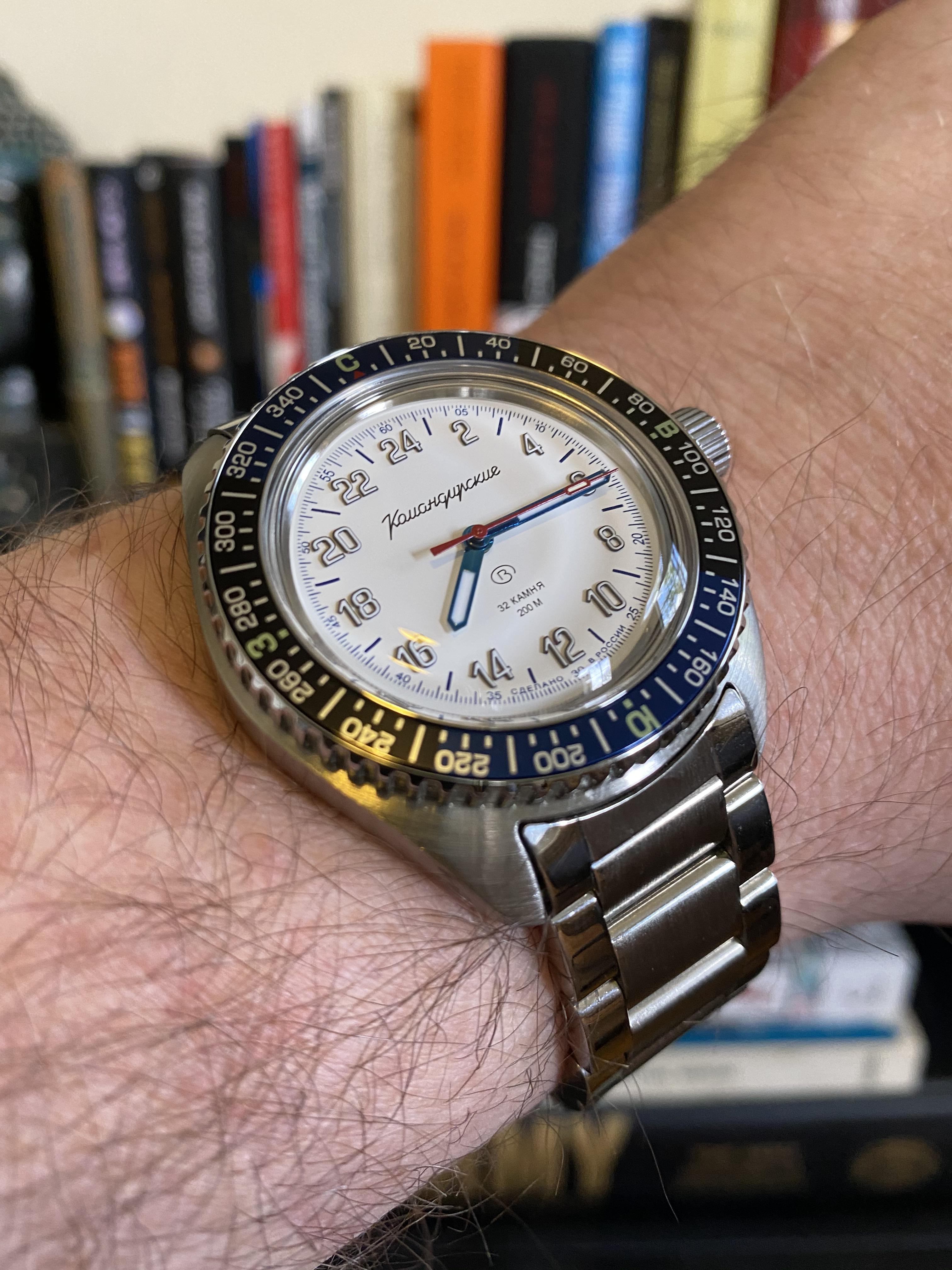 Sporting the new addition today Vostok Komandirskie Classic 24Hour