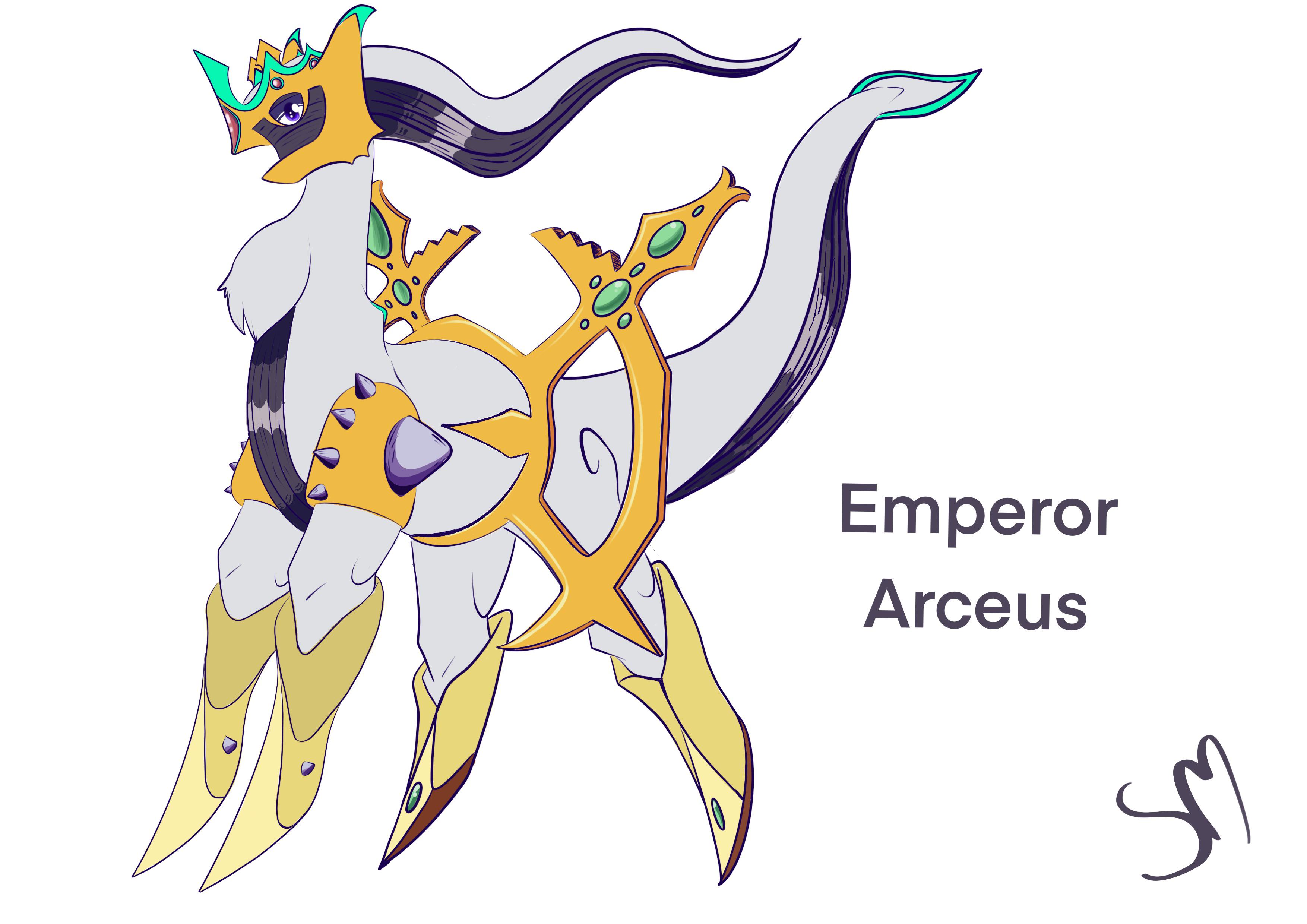 Here is my own version of Arceus. He was very timeconsuming to make. PokemonSwordAndShield