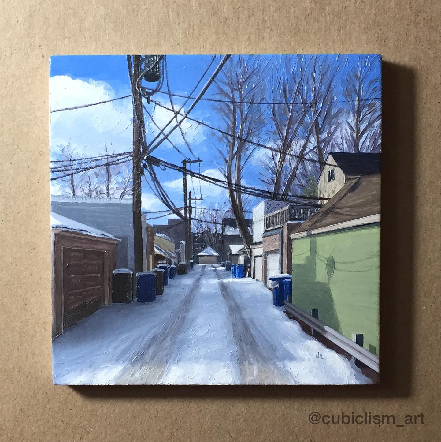 After taking pictures of this alley for months every time I walked by I finally decided to