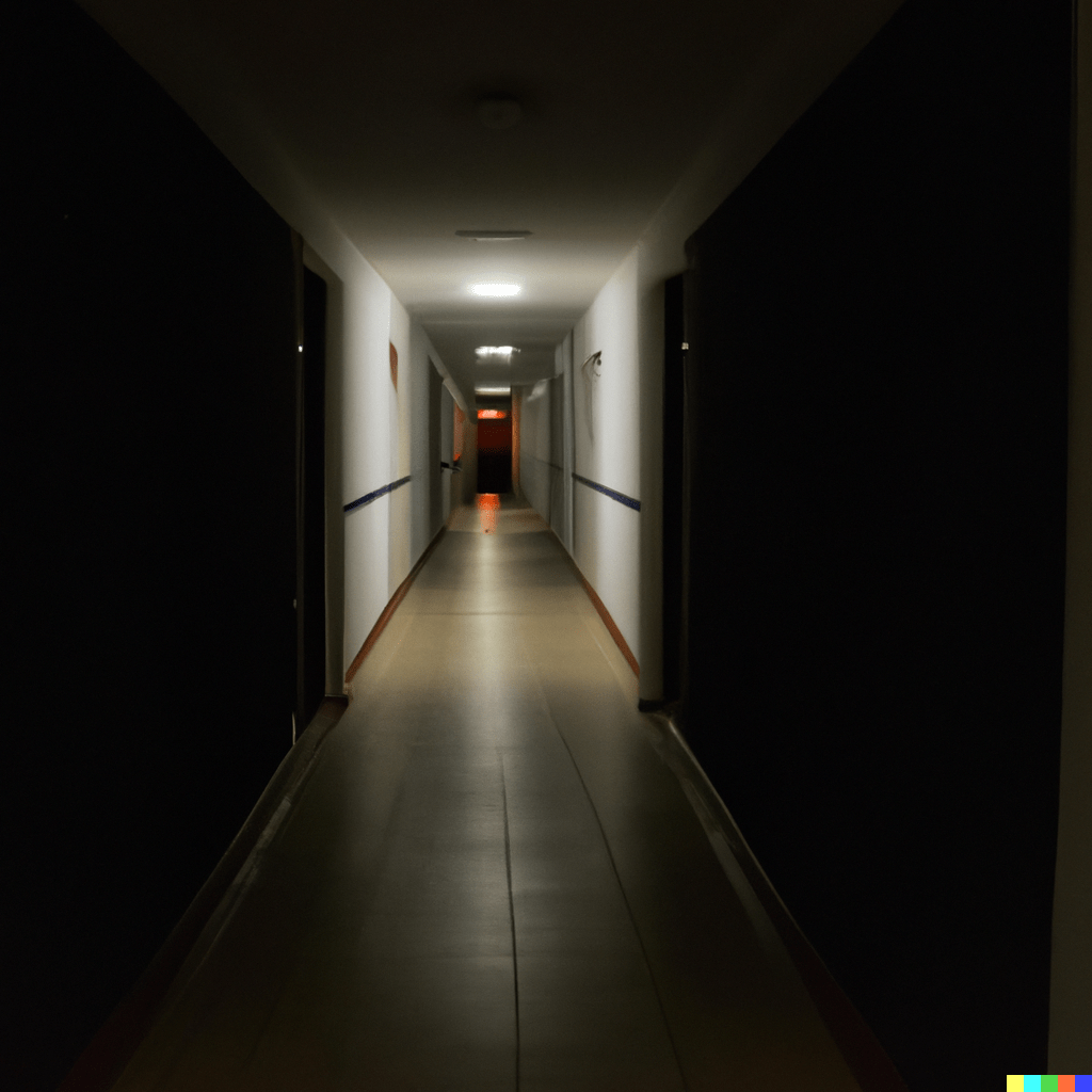 dark hall r/backrooms