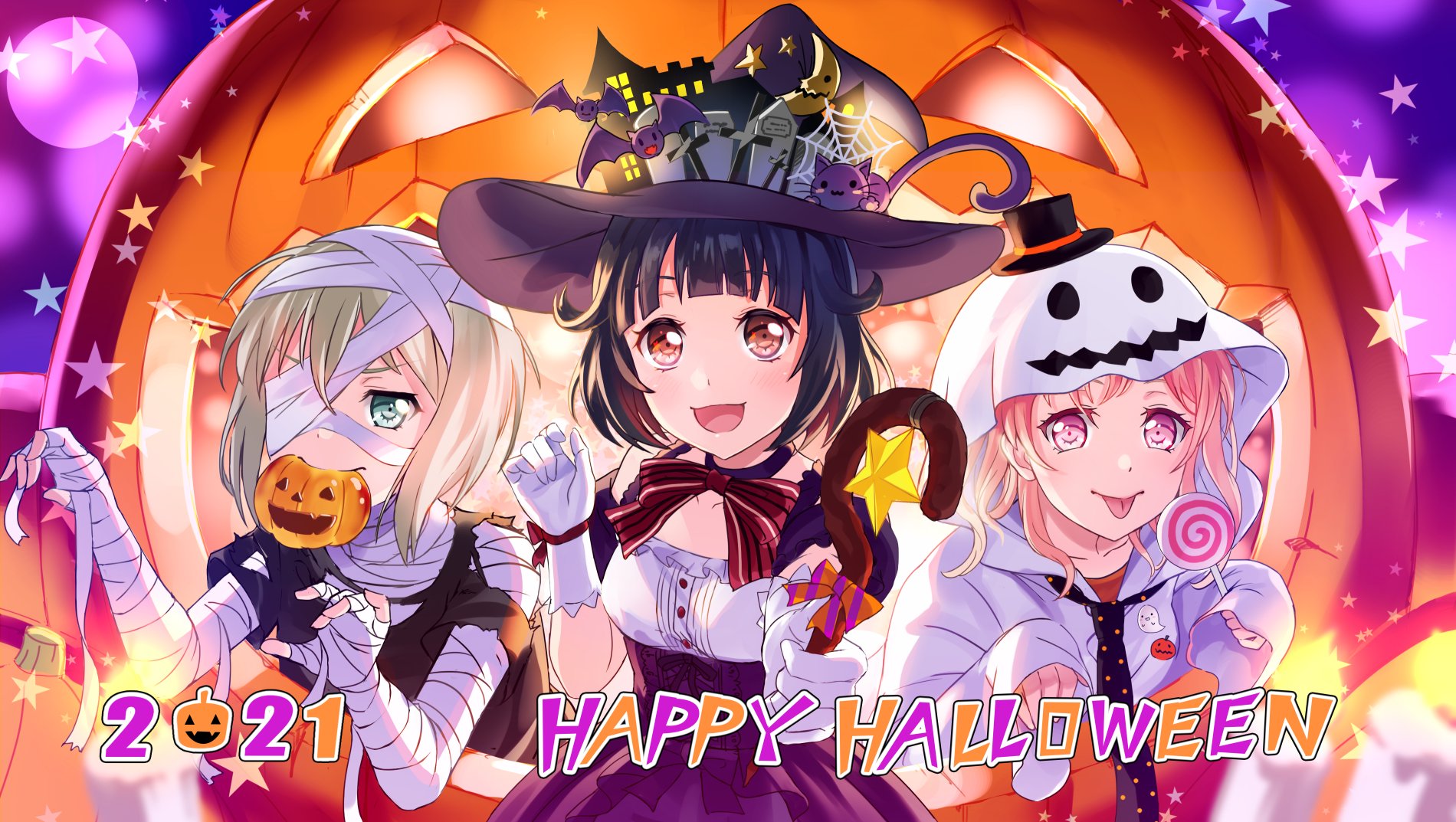 Halloween 2021 Official Art r/BanGDream