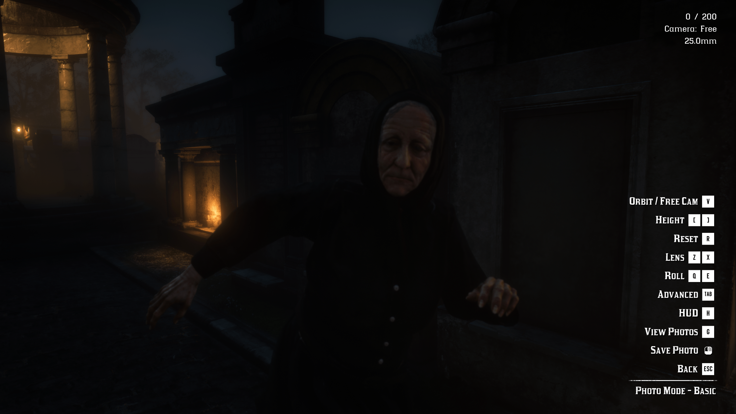 The "ghost" of the Saint Denis cemetery, an old halfblind woman. r