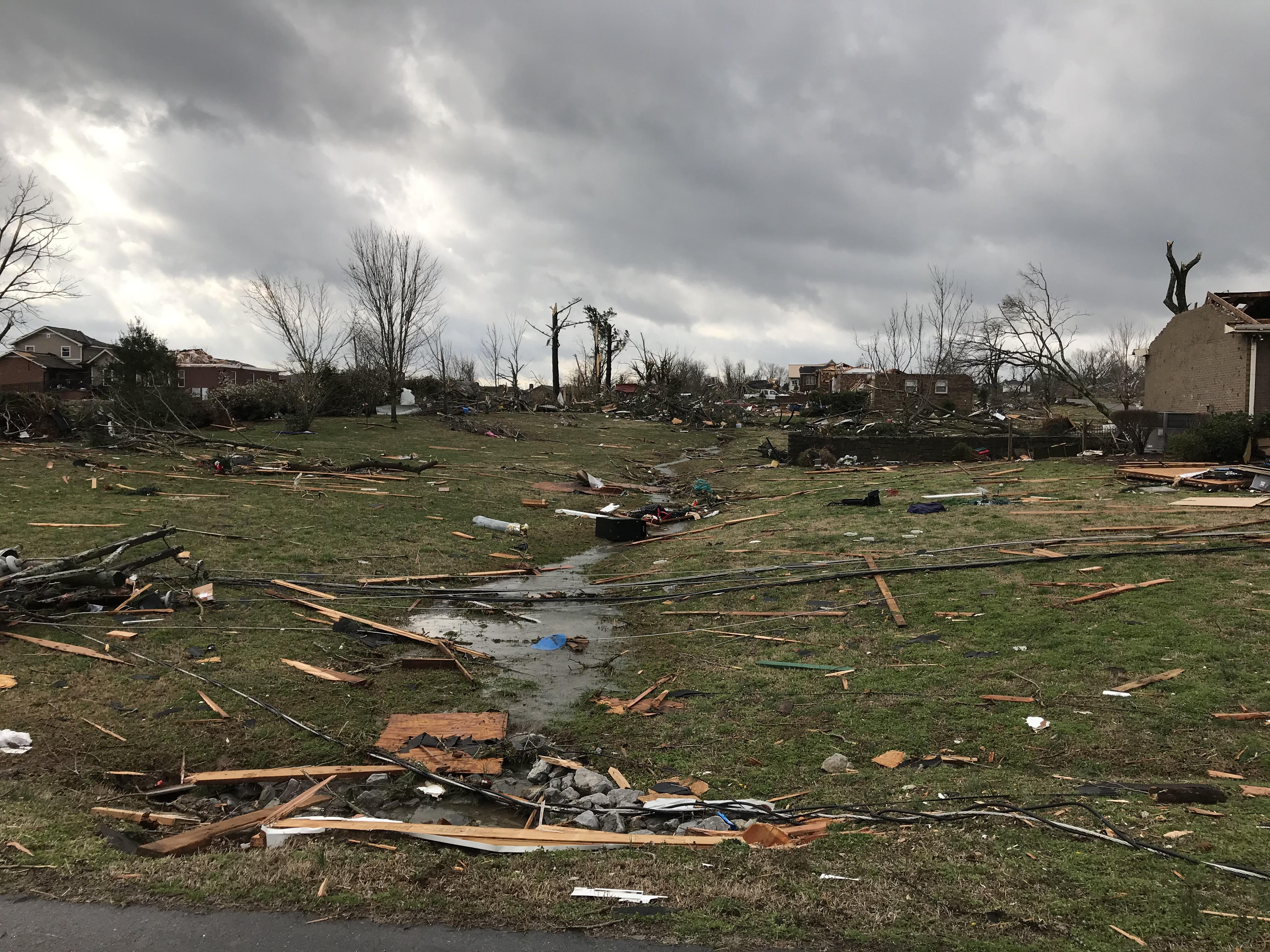 Today at 100 am a tornado struck Mt. Juliet Tennessee, right outside