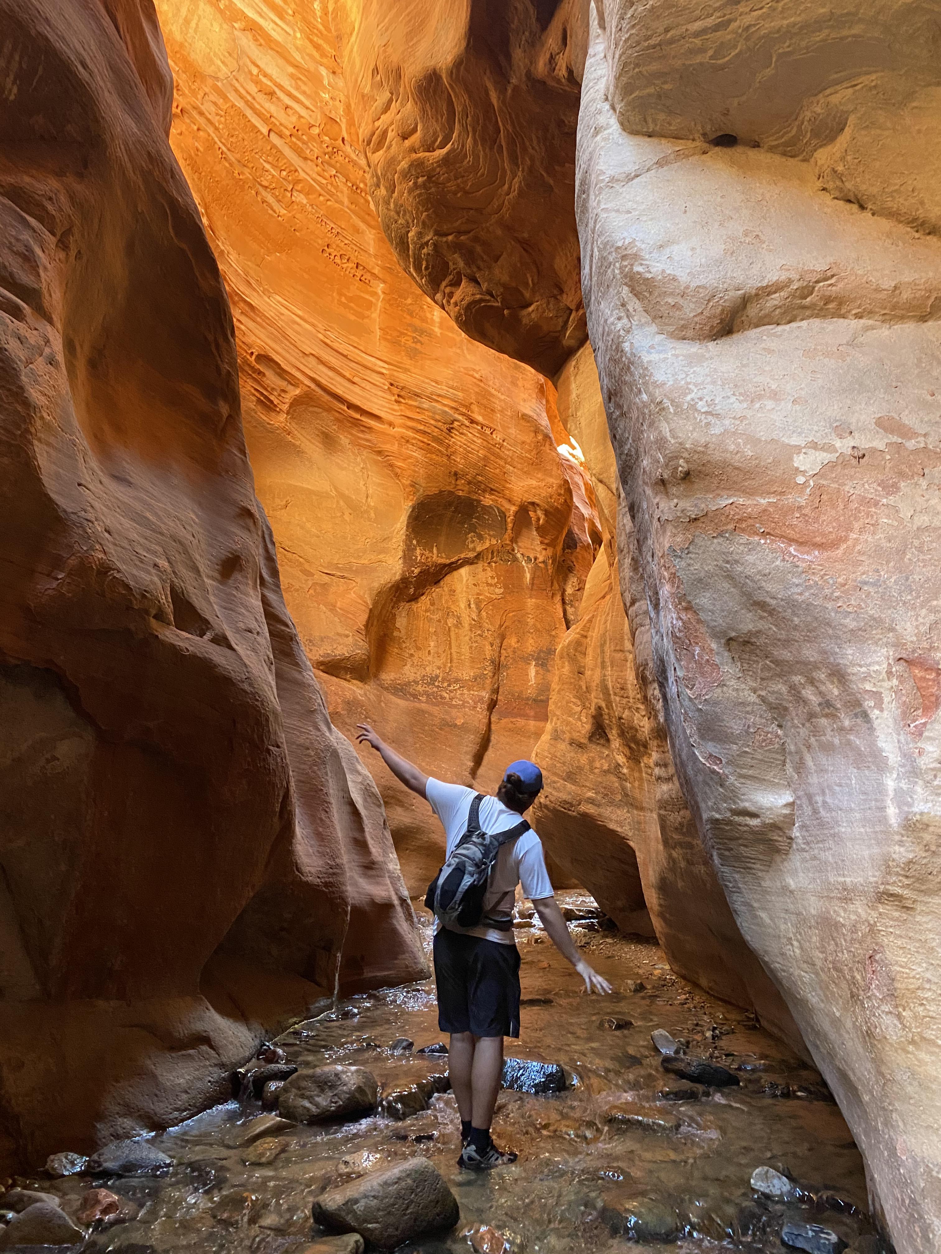 Hiked some slots in southern utah r/backpacking