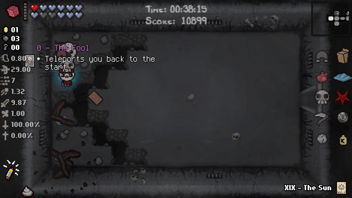 The Binding of Isaac A won run basically Binding of Isaac
