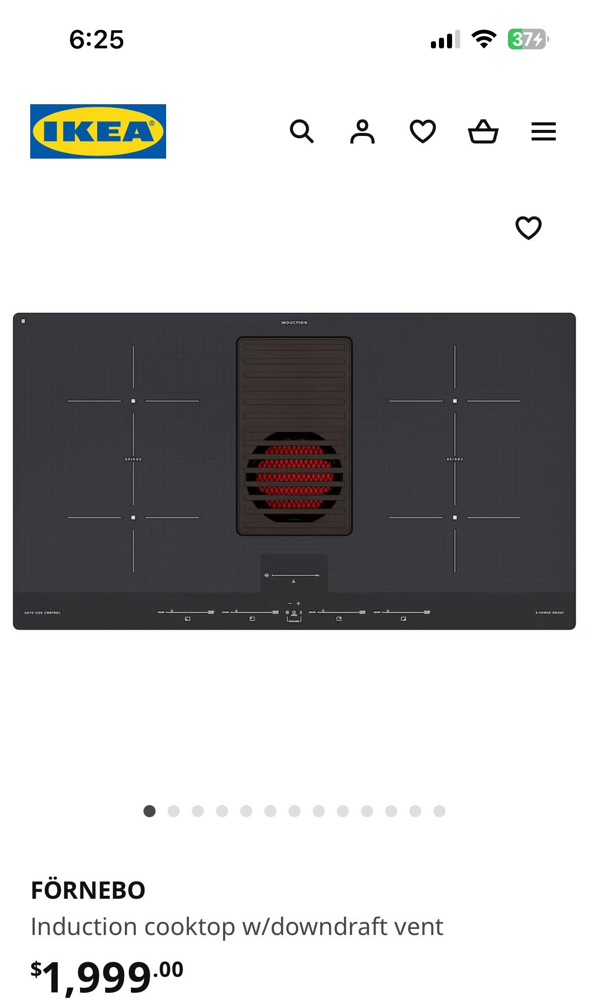 Experience with FÖRNEBO cooktop (or similar induction downdraft