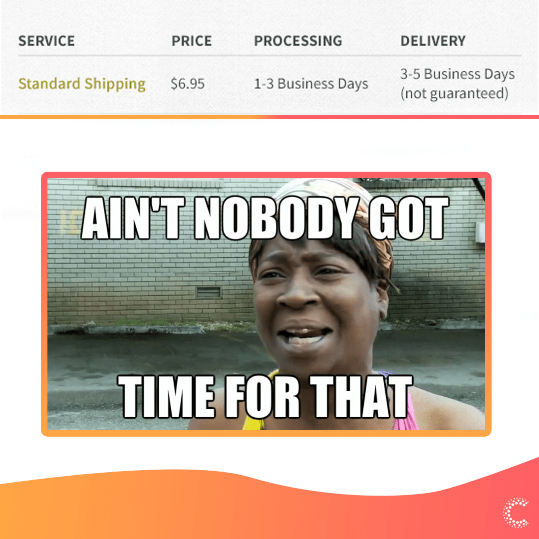 How many of you agree that 35 Business Days feels like an eternity? P