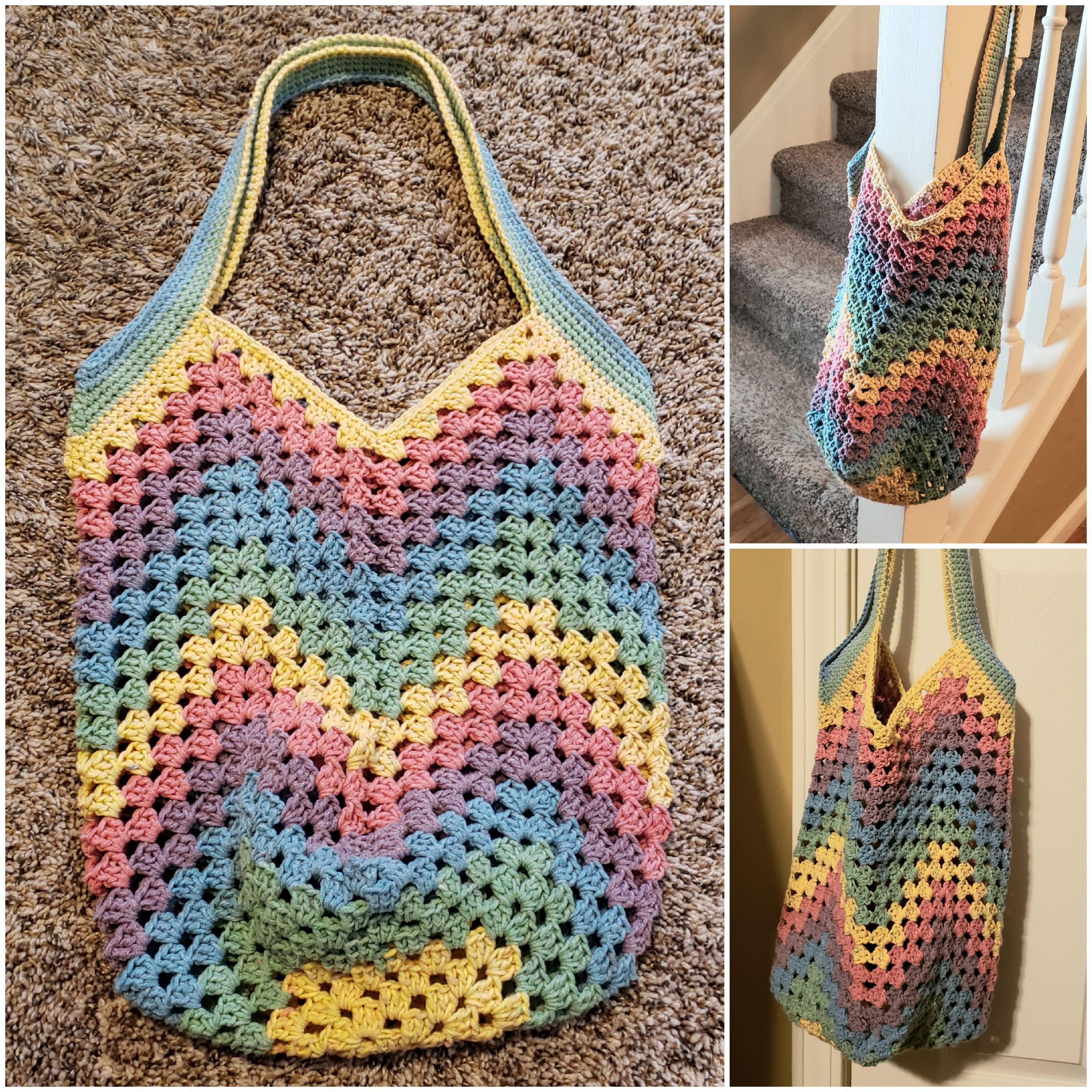 Market bag w/Fiber Spider tutorial. r/crochet