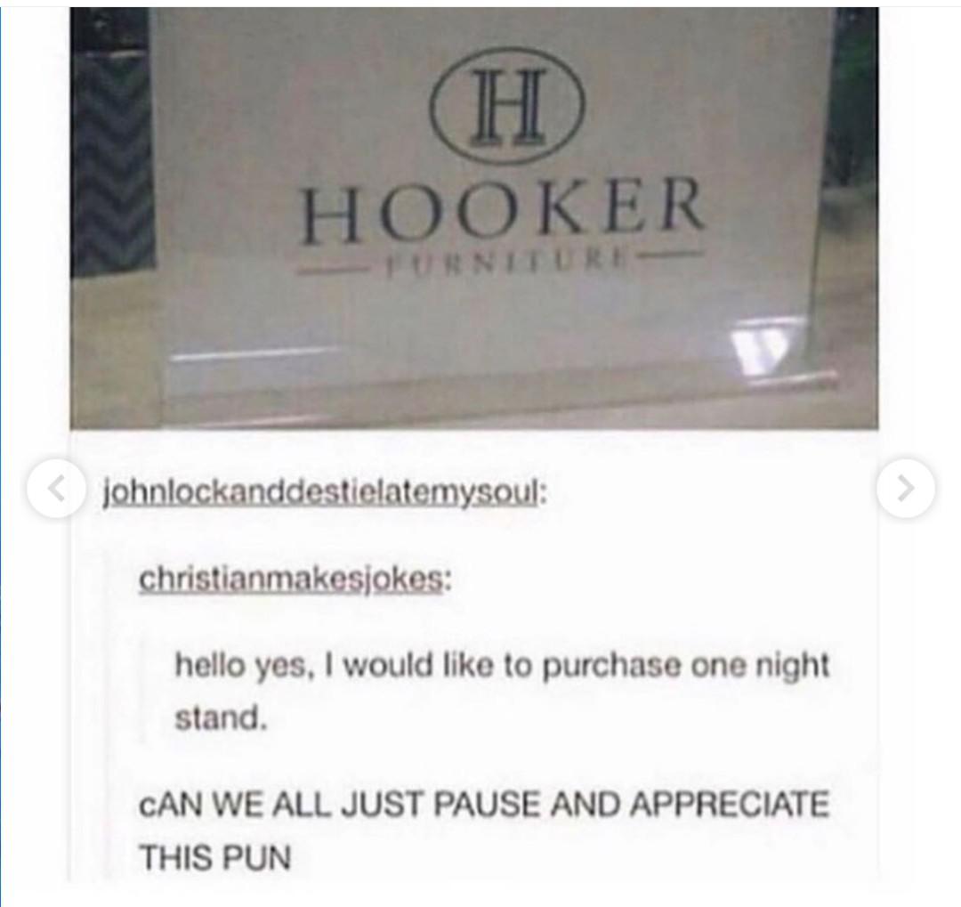 Hooker Furniture r/puns