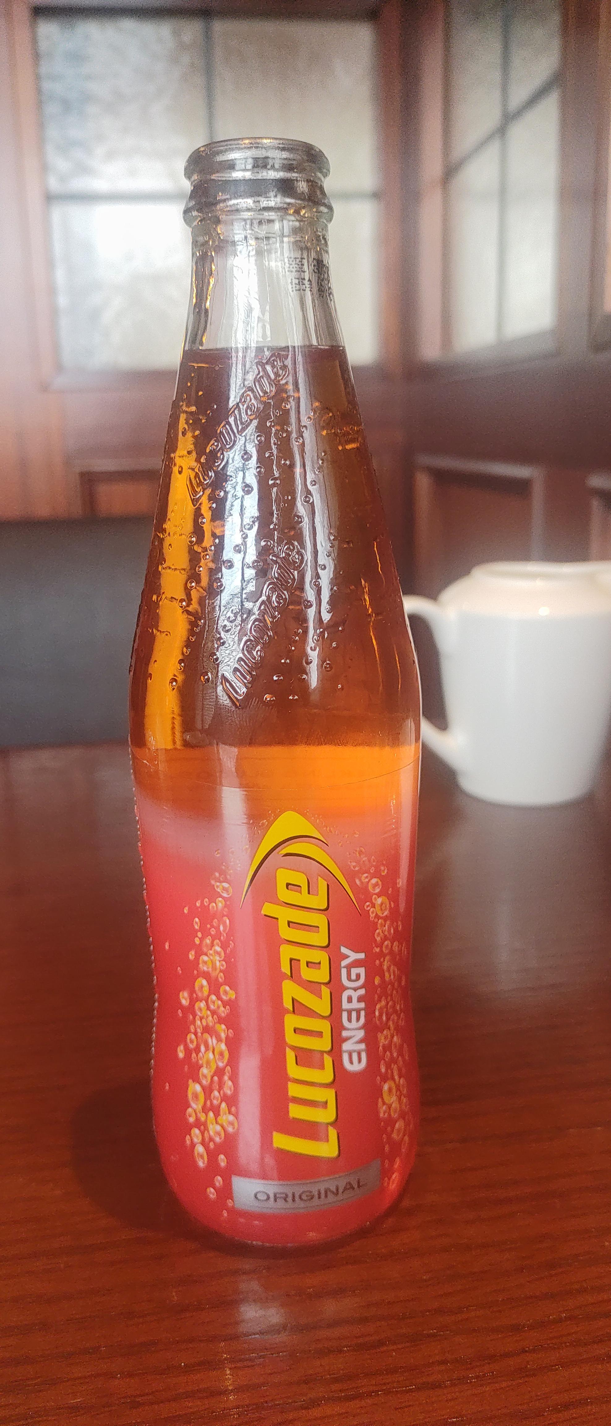 Oh my childhood days, glass Lucozade bottles still live on. r/ireland