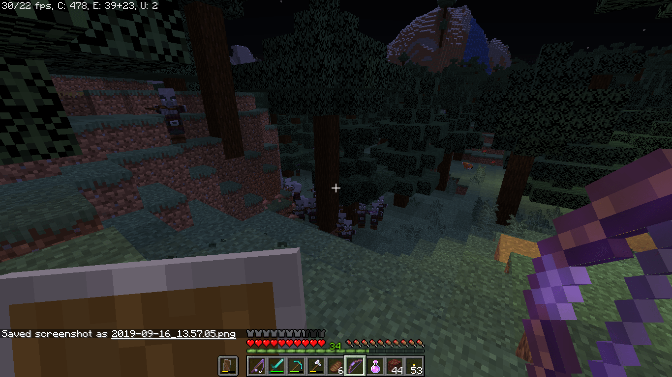Found a Pillager Captain looking at me without a group and I ventured