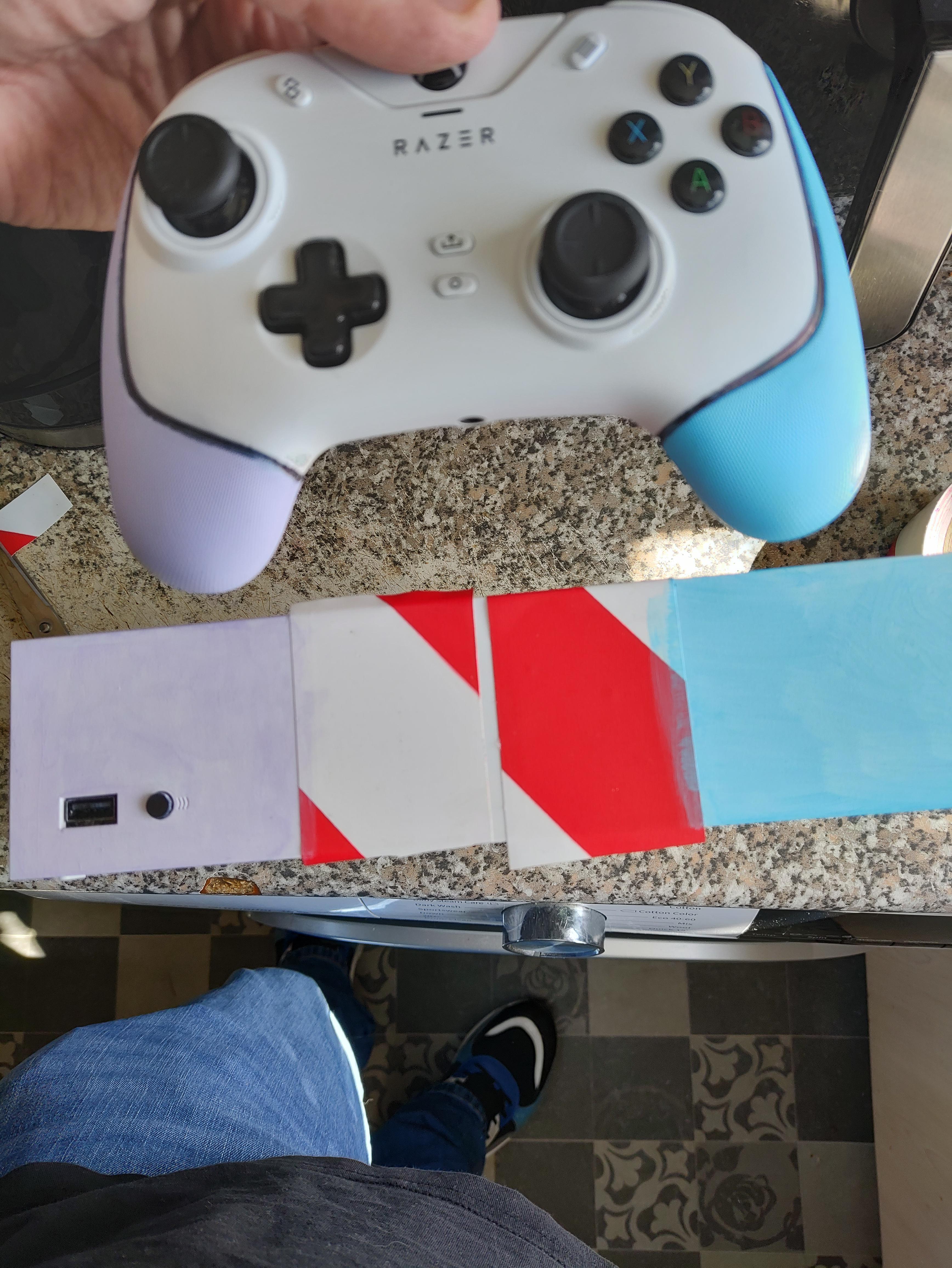 My first attempt at custom painting my controller and Xbox is under way