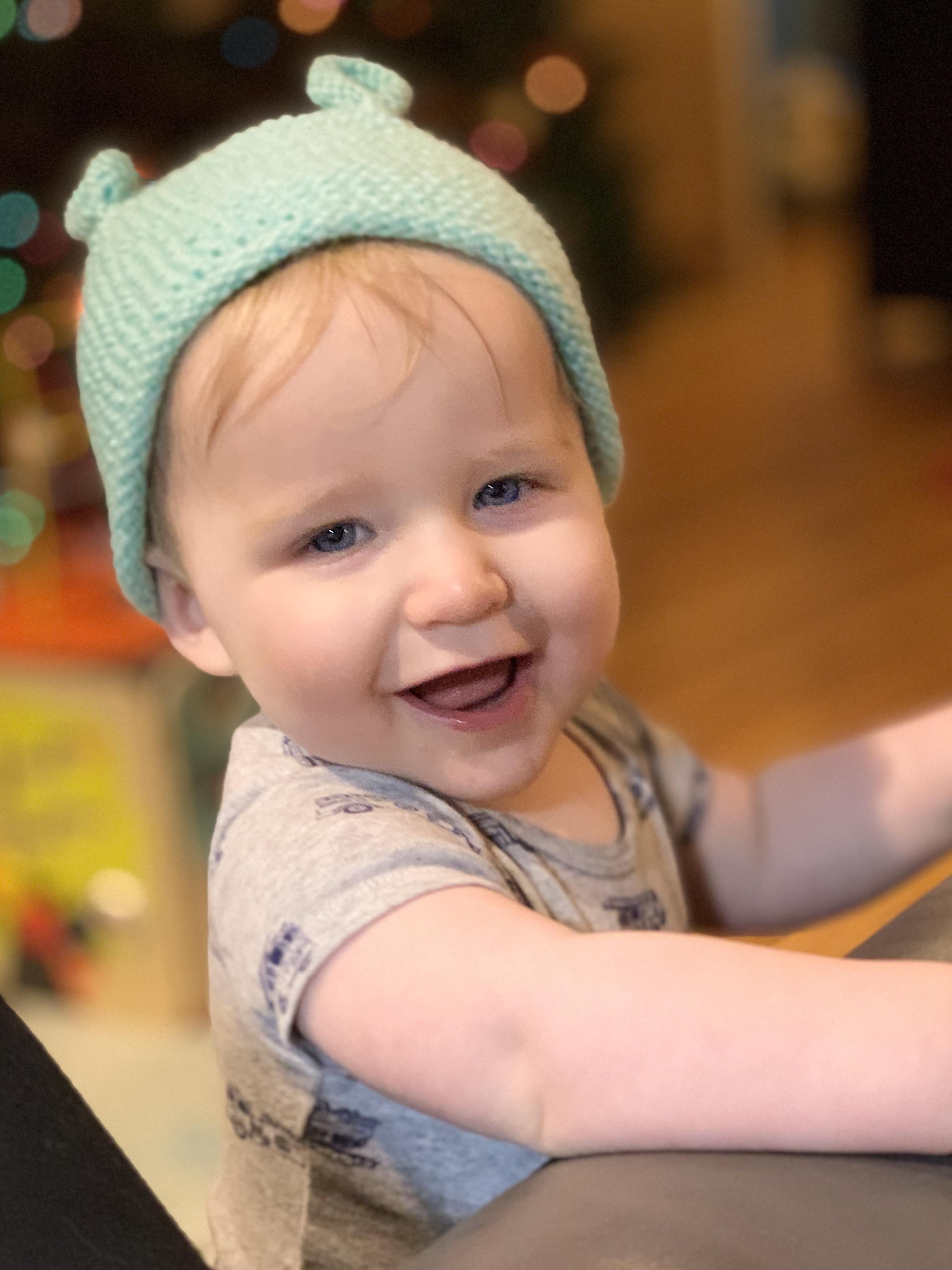 When you made a hat too big last last winter thinking it would fit THIS