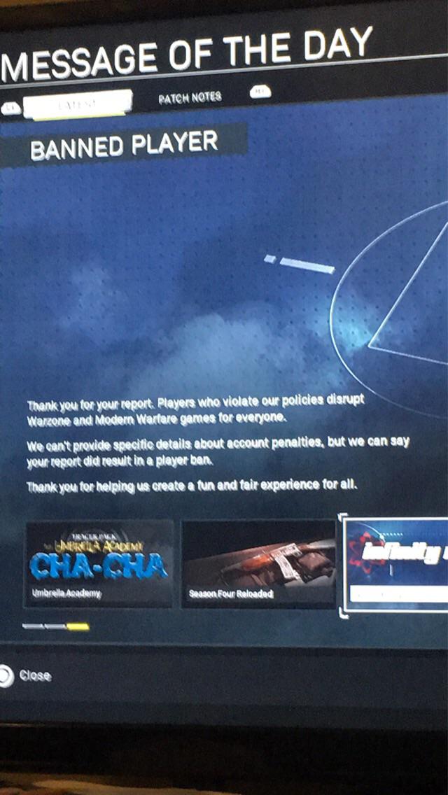 I got someone banned in warzone! r/Warzone