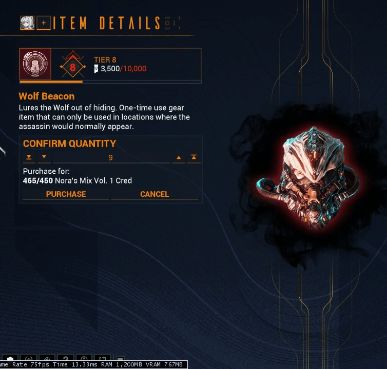 Just a friendly reminder that nora have wolf beacon for sale this week