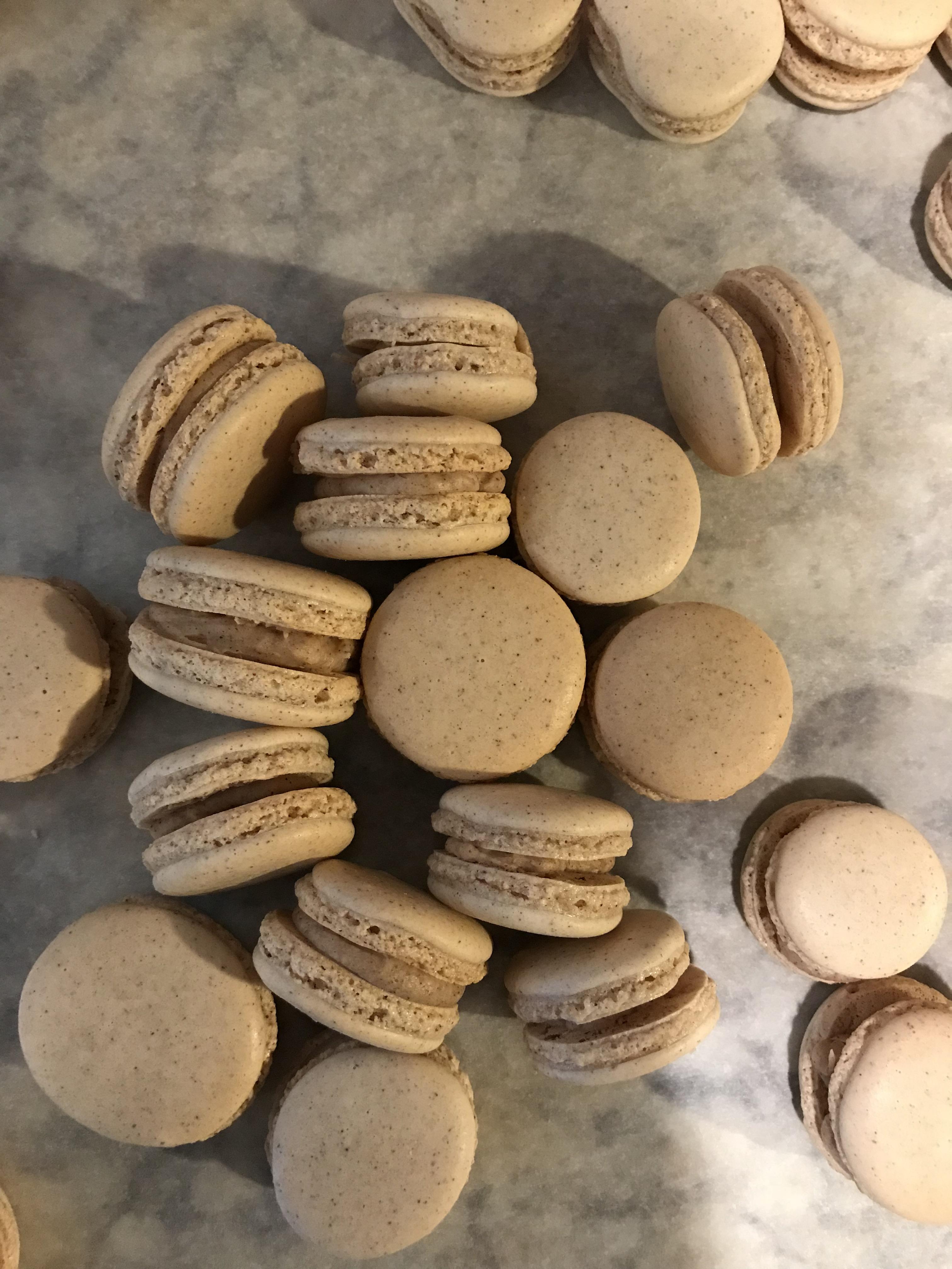 Gingerbread macarons they ended up being hallow though. Is that because