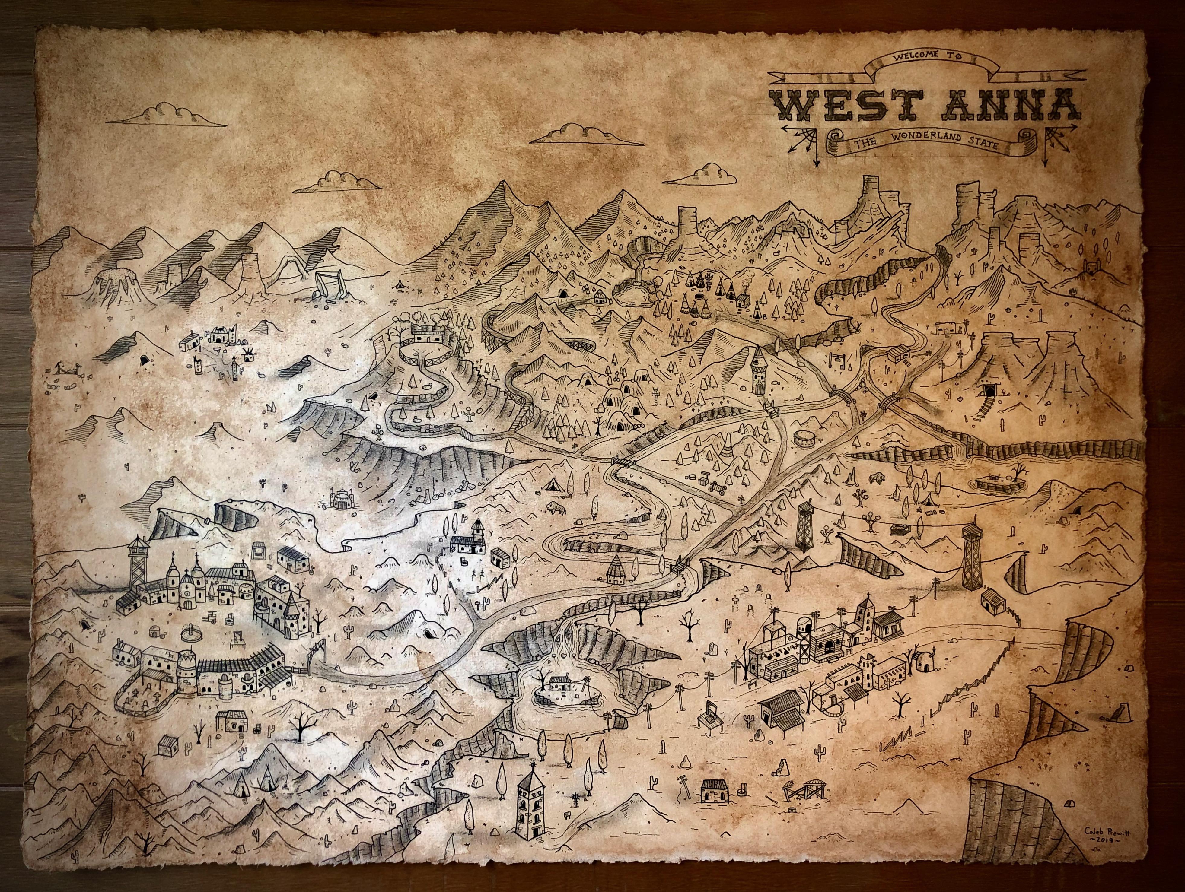 Map Of The Wild West overview for AdvancedGoat
