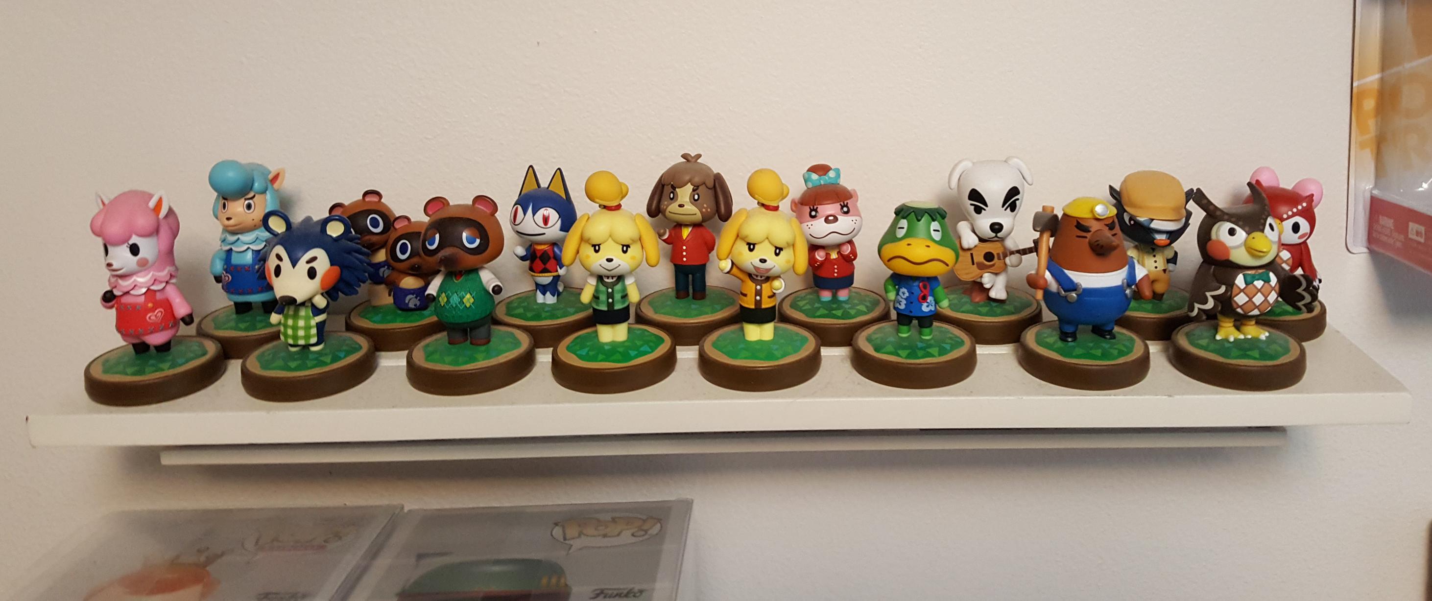 I finally conpleted my full set of animal crossing amiibo figures r