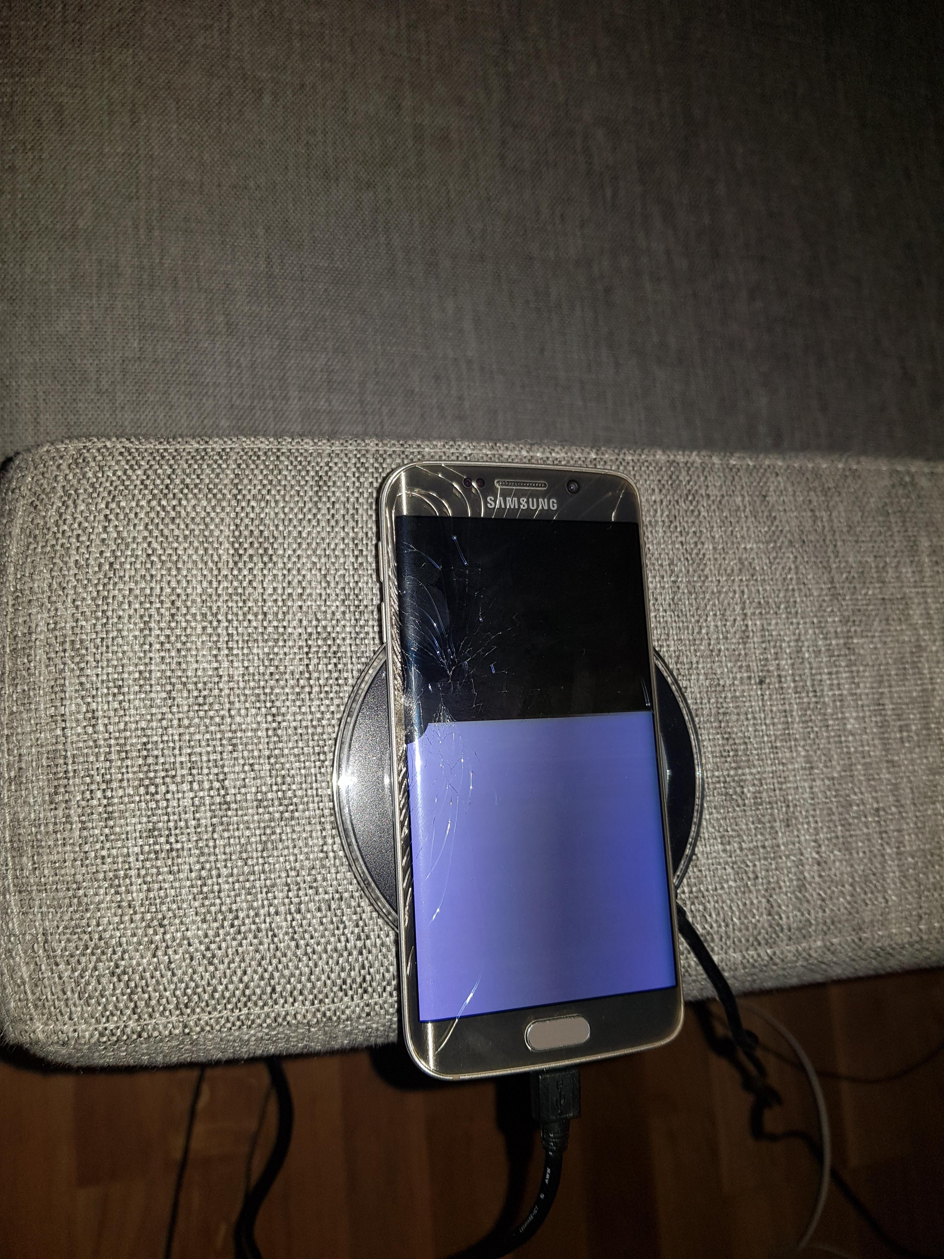 S6 Edge, Screen flickers white and black, any way to retrieve my photos