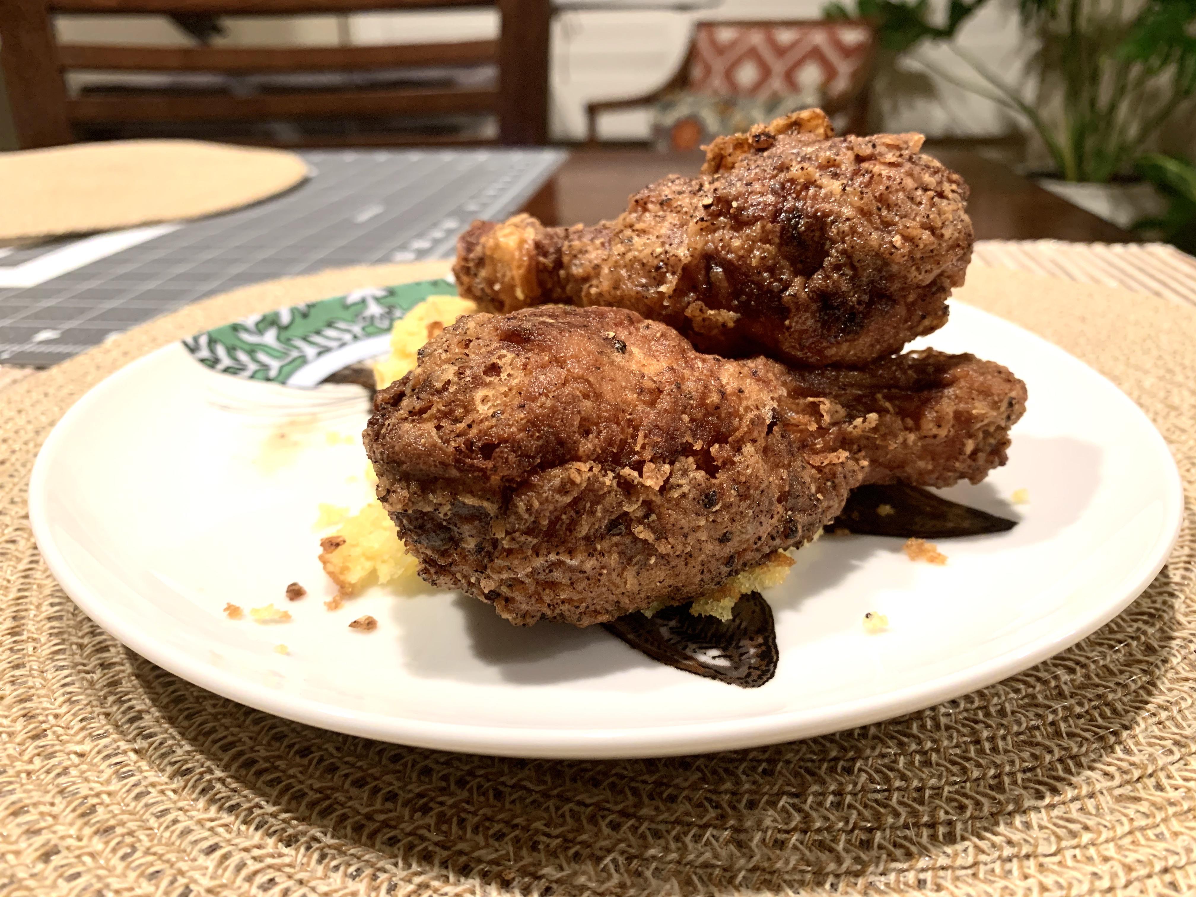 My husband made Kenji’s brined fried chicken r/seriouseats