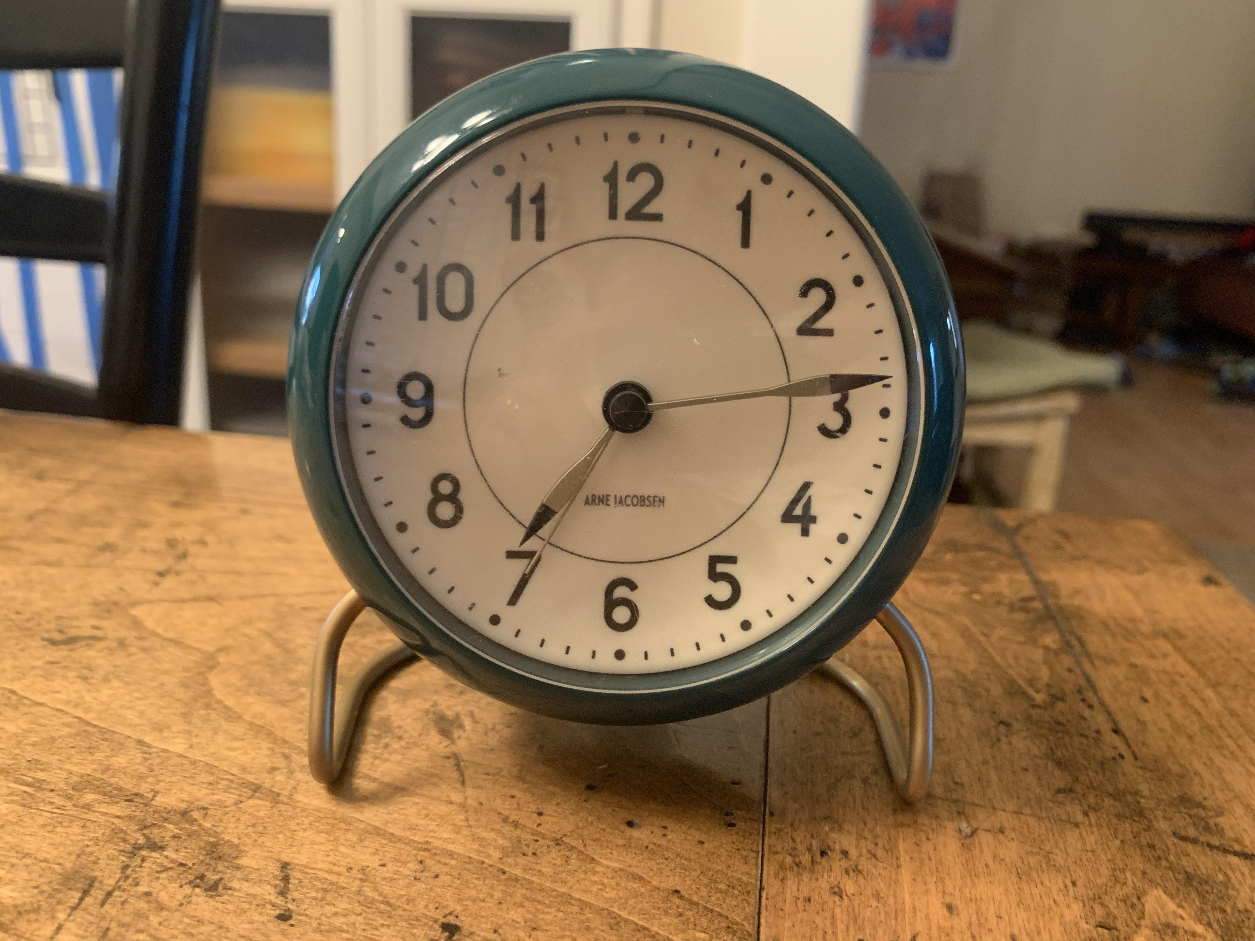 Arne Jacobsen alarm clock I found for 2.99! Don’t mind if I do, thrift