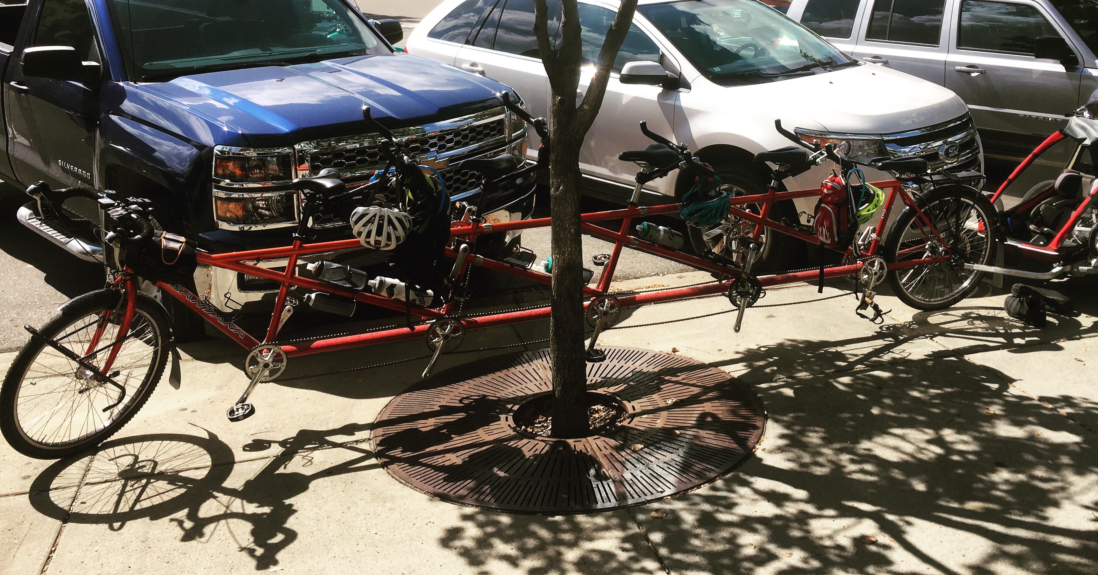 Someone in SE Michigan has a single bike for the whole family. 5person