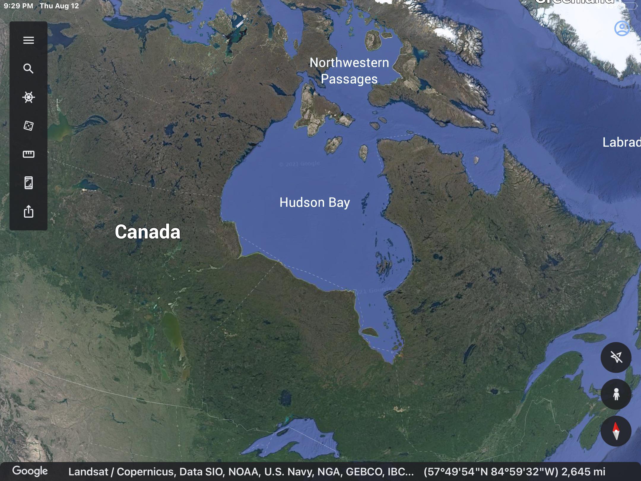 Why does Nunavut own all these islands that should belong to Quebec and