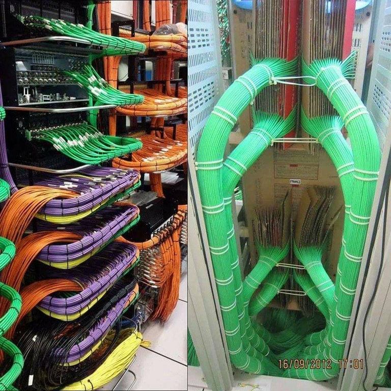 Cable Management r/oddlysatisfying