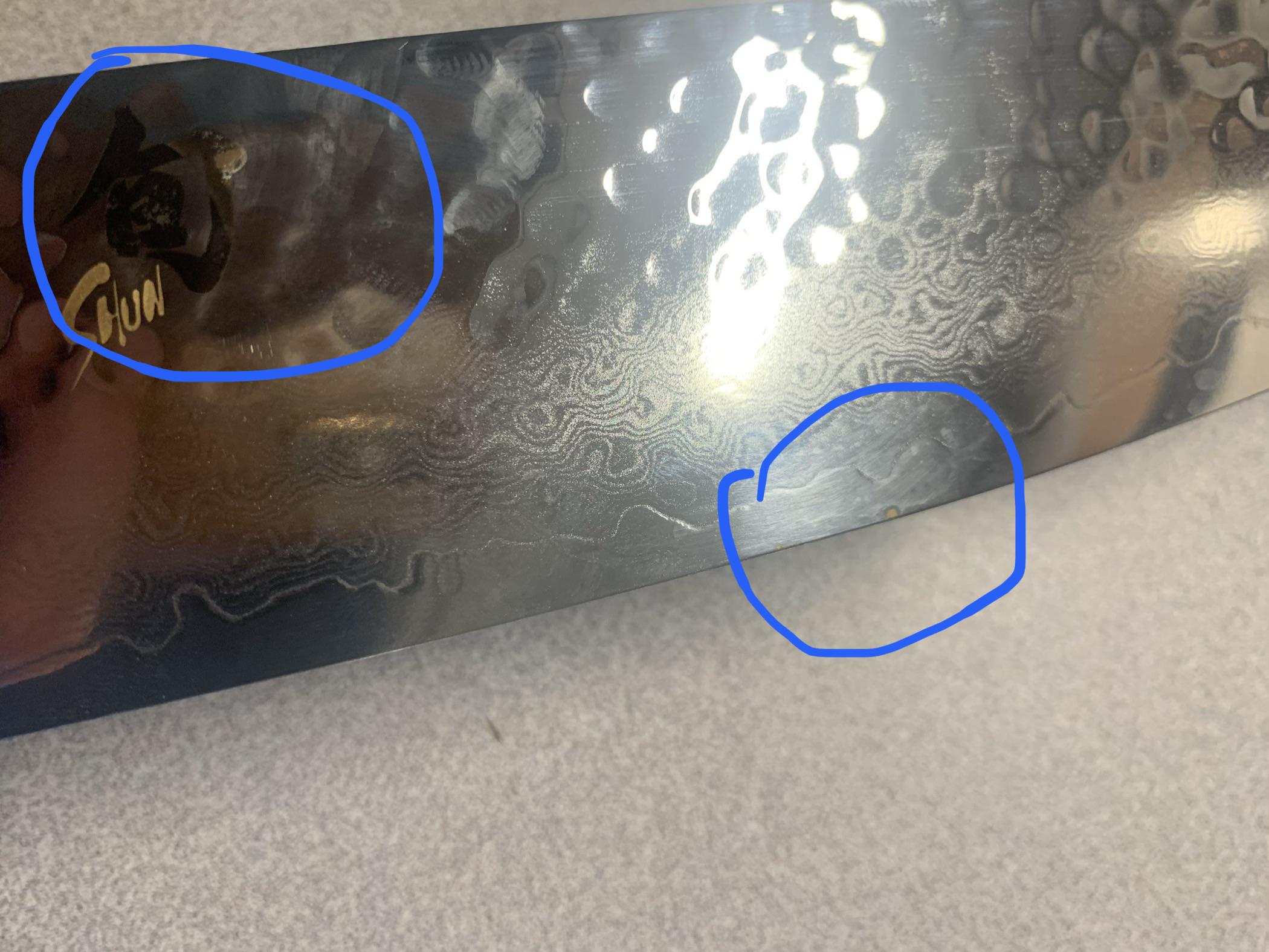 Is the rust this shun knife unusual? r/chefknives