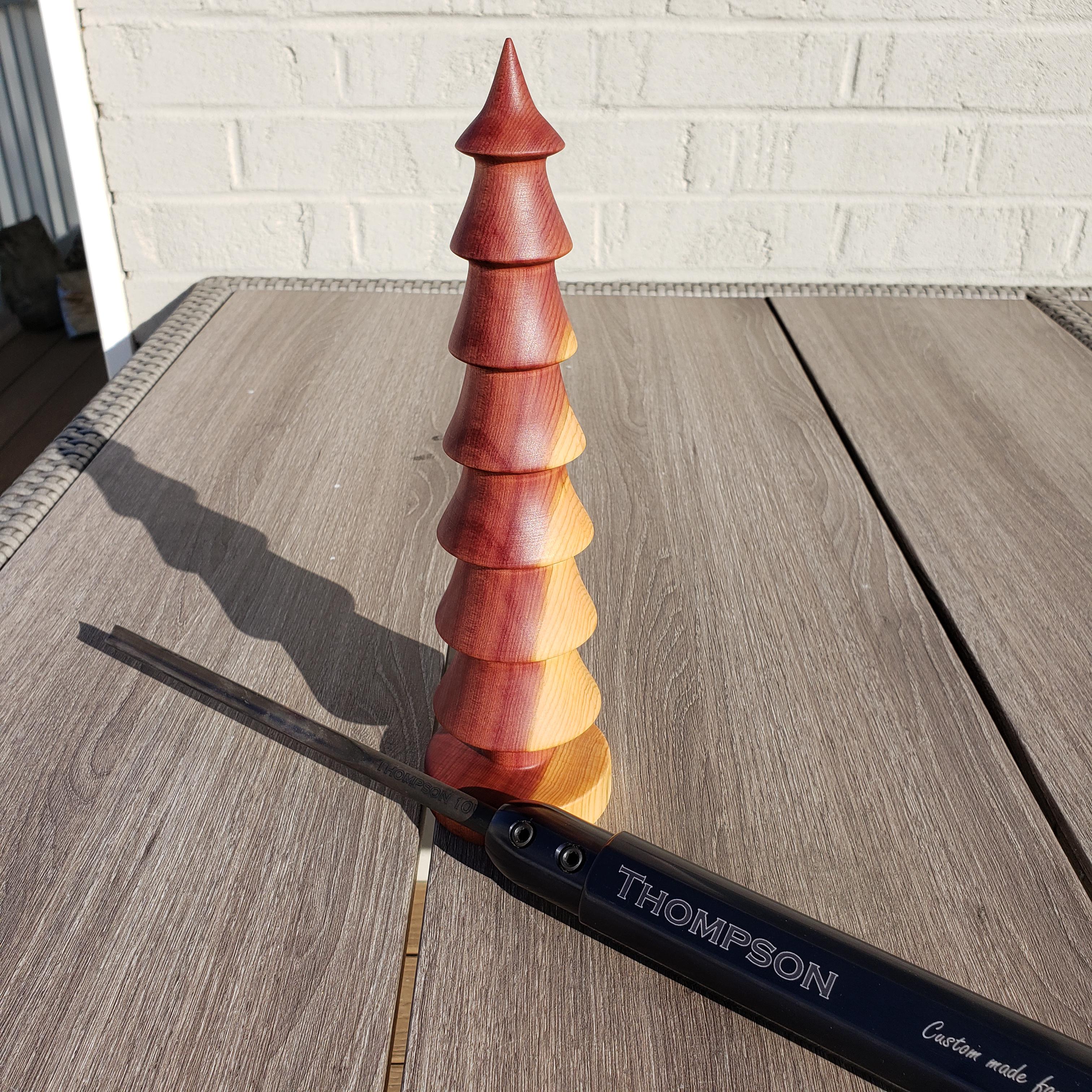 Treated myself to an early Christmas present so I had to put it to work! Christmas Tree turned