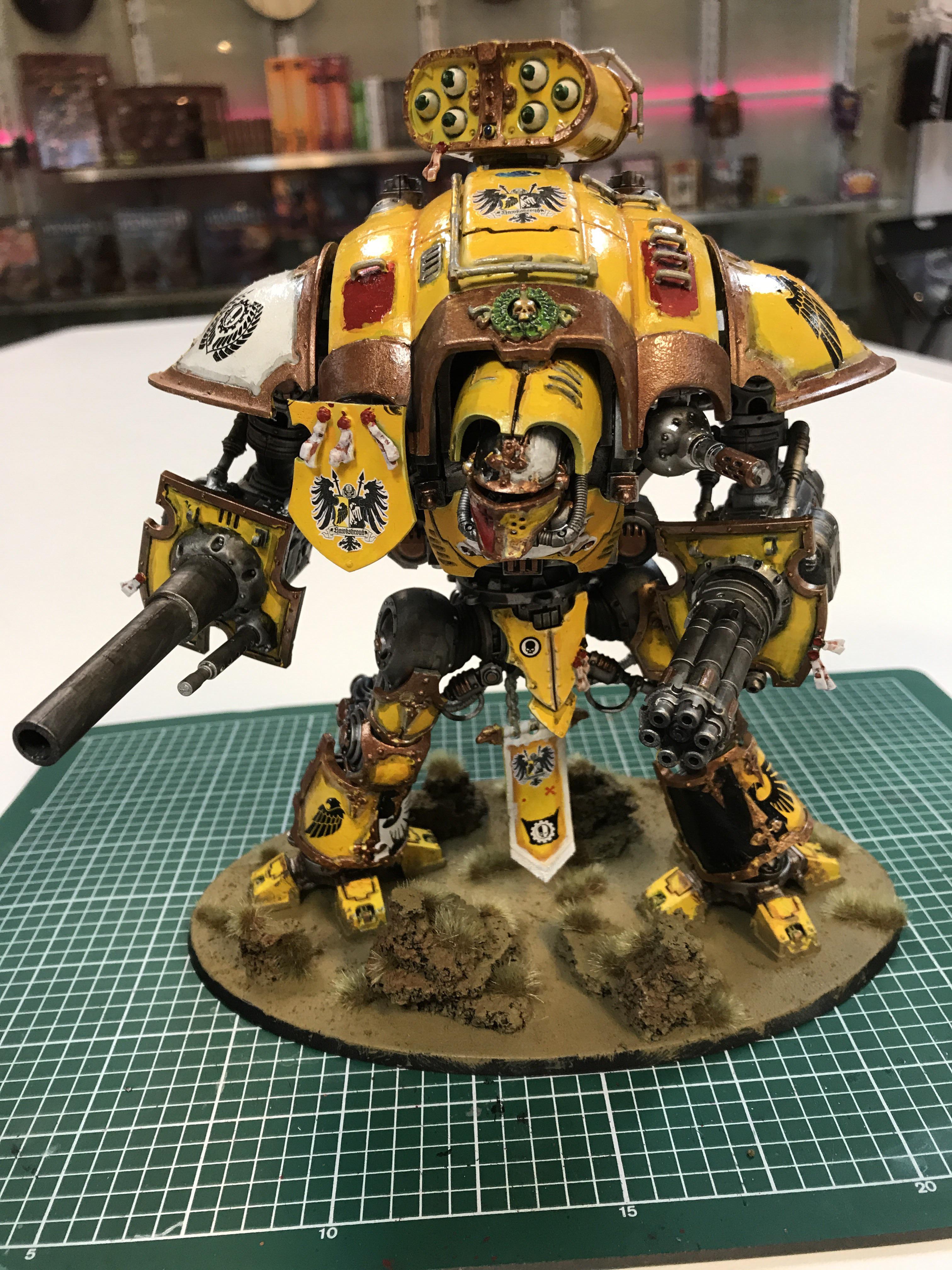 Stalwart defender, Imperial knight of Baron Cornelius. C&C appreciated r/Warhammer40k