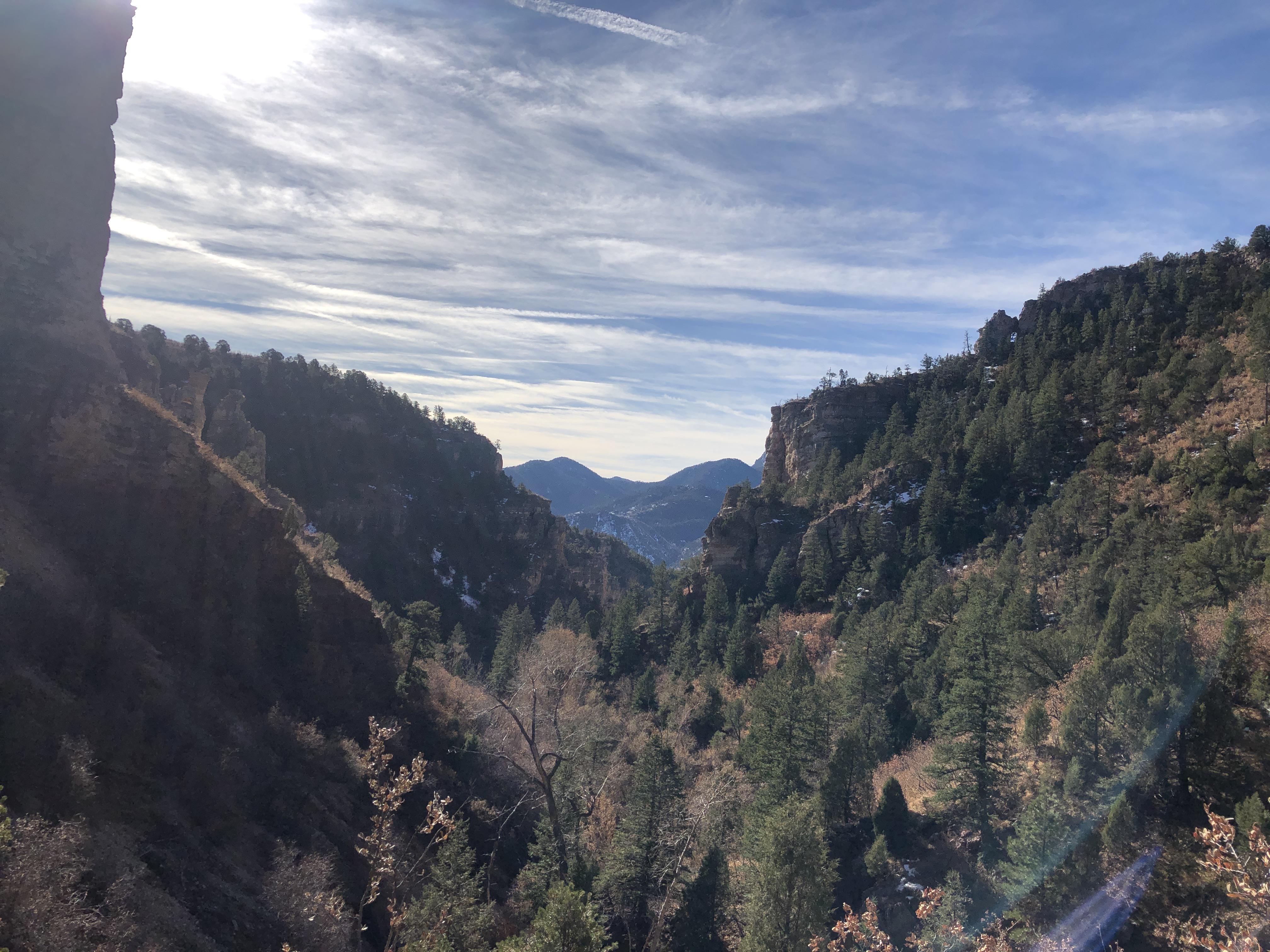 Williams Canyon looking south. Sunday trail run. r/ColoradoSprings