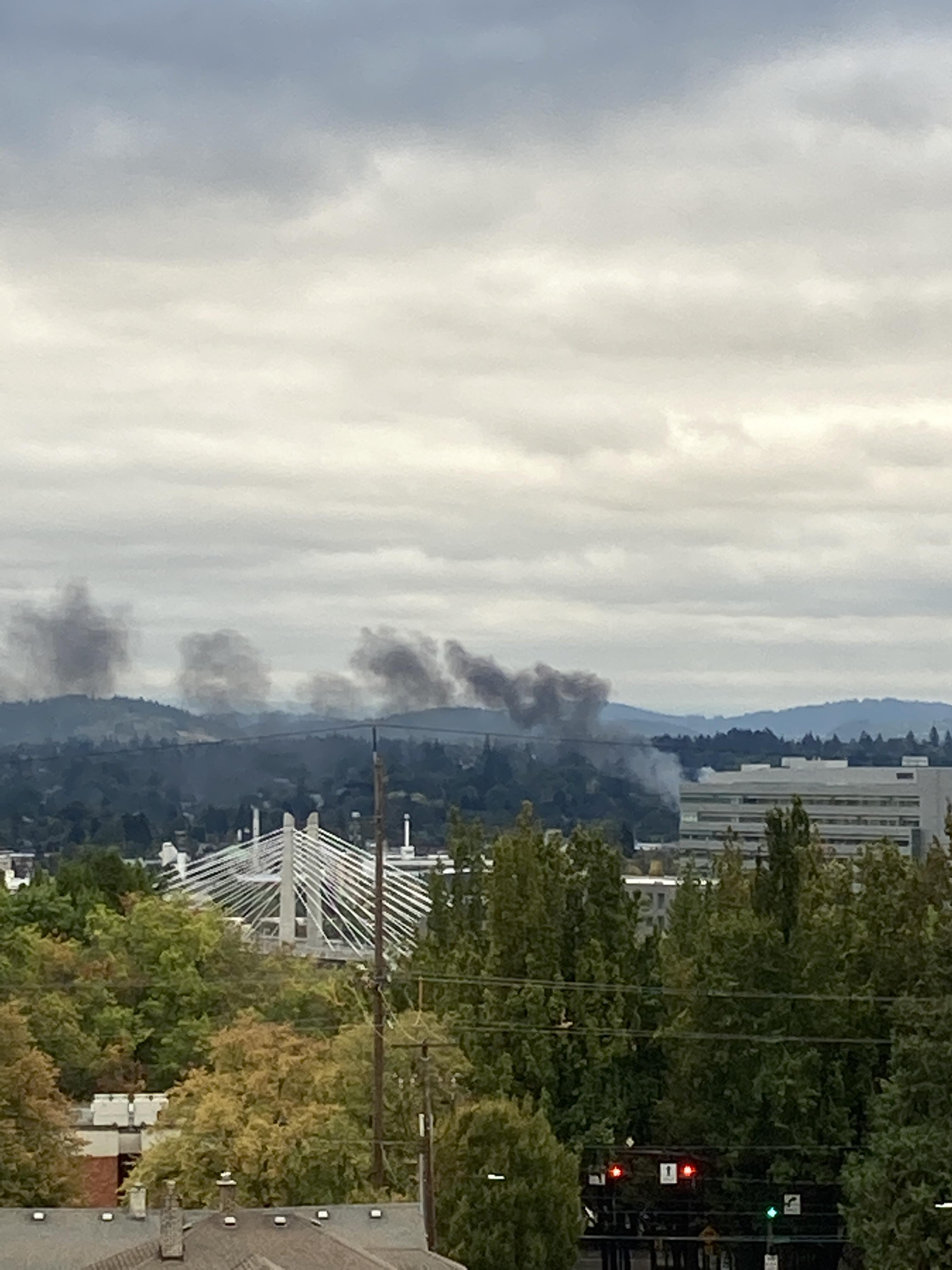 Fire near the waterfront r/Portland