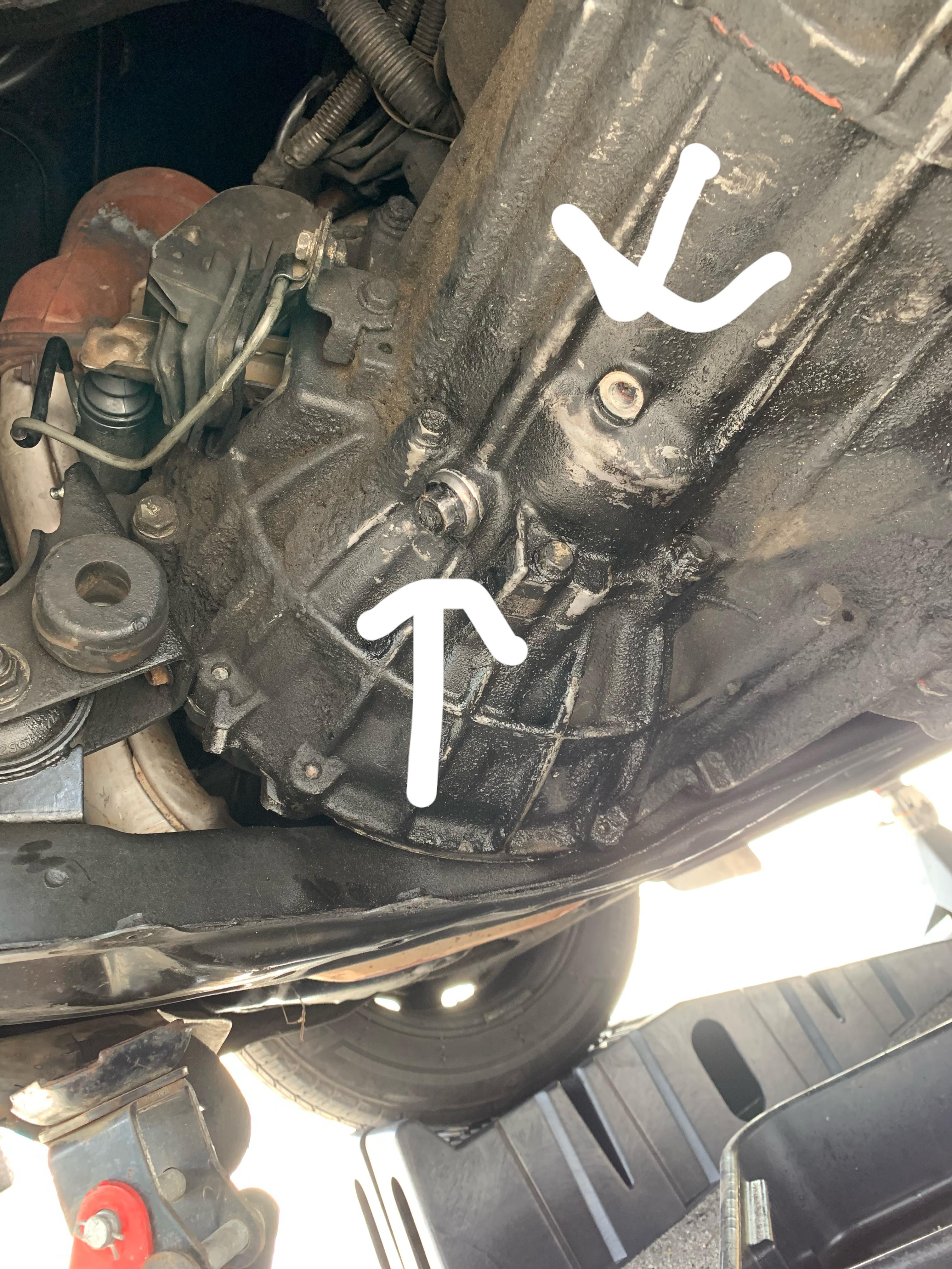 Manual transmission flush, which of the 2 is the fill hole r/Celica