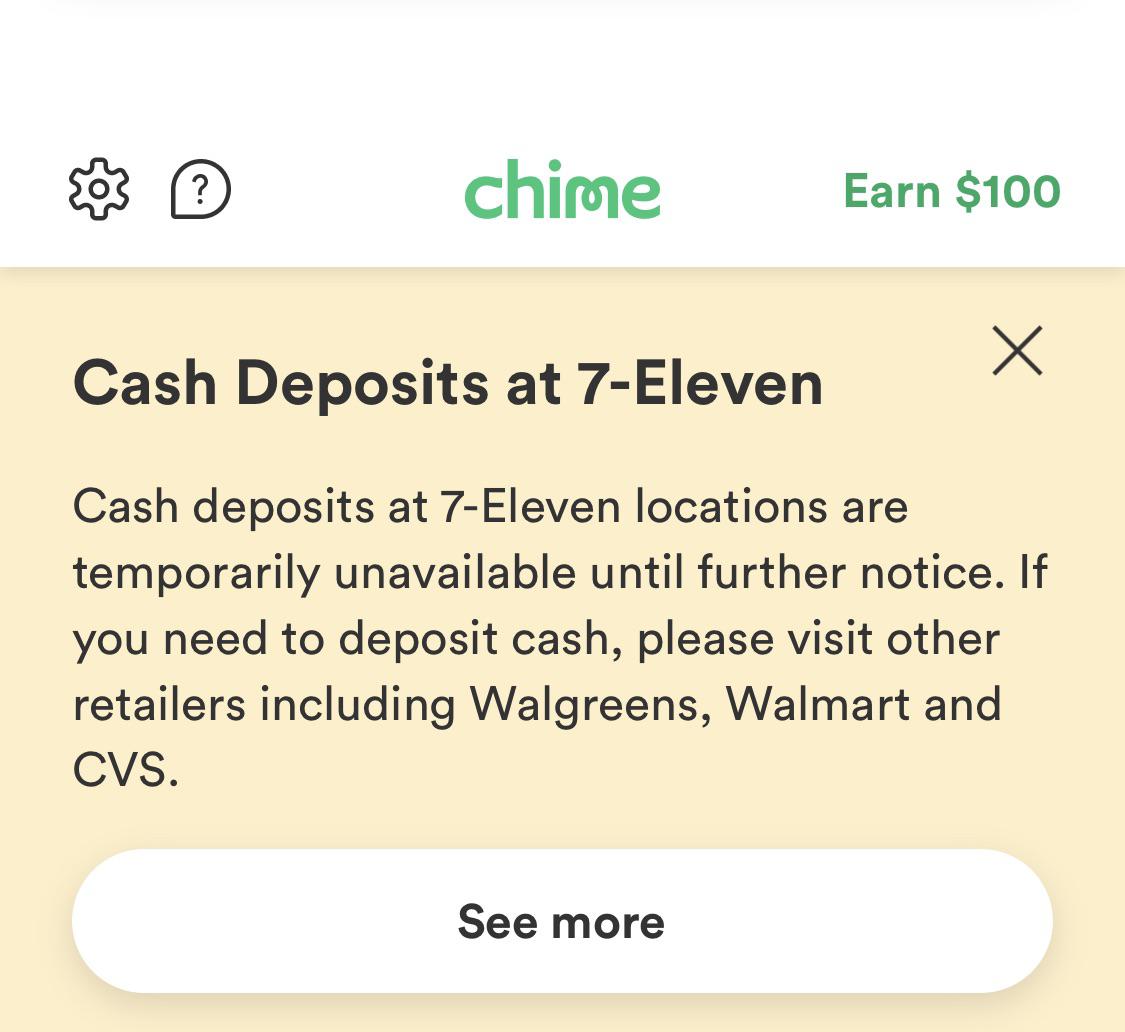 Got this minutes after making a deposit at 7Eleven. What would trigger