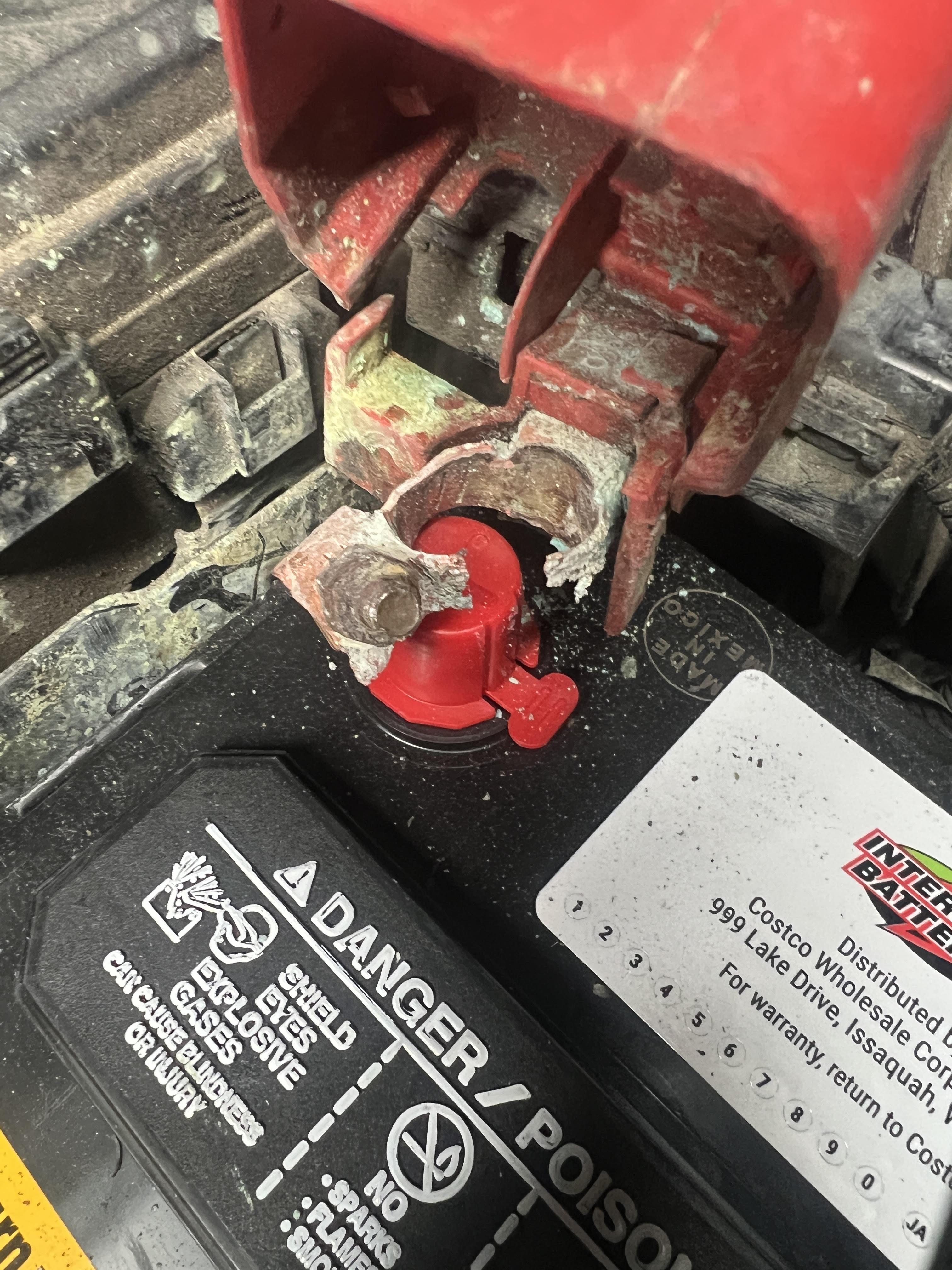 Metal ring on the Positive battery terminal broke on my MDX and I need