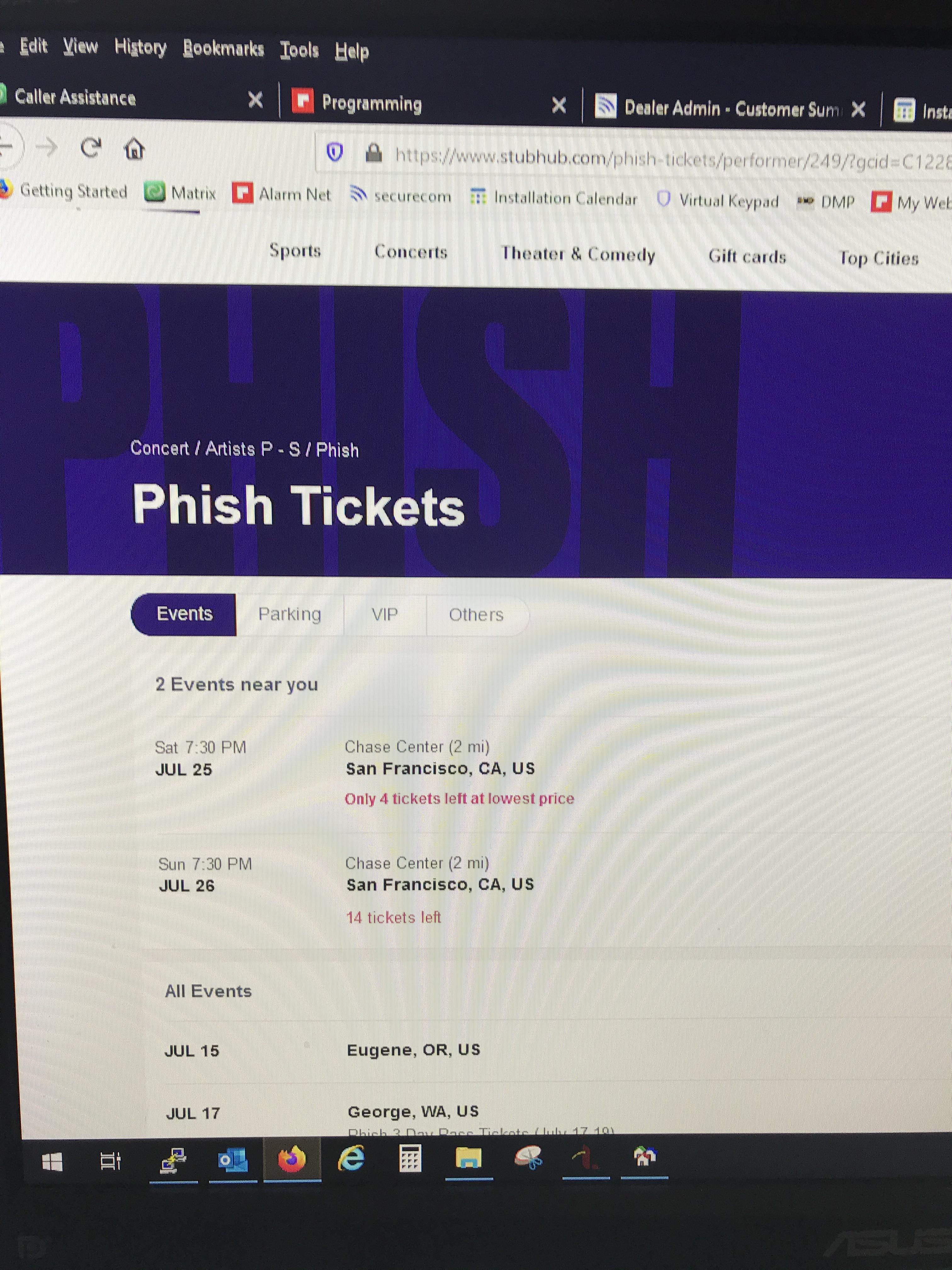How can stubhub already be selling tickets for the summer tour? They